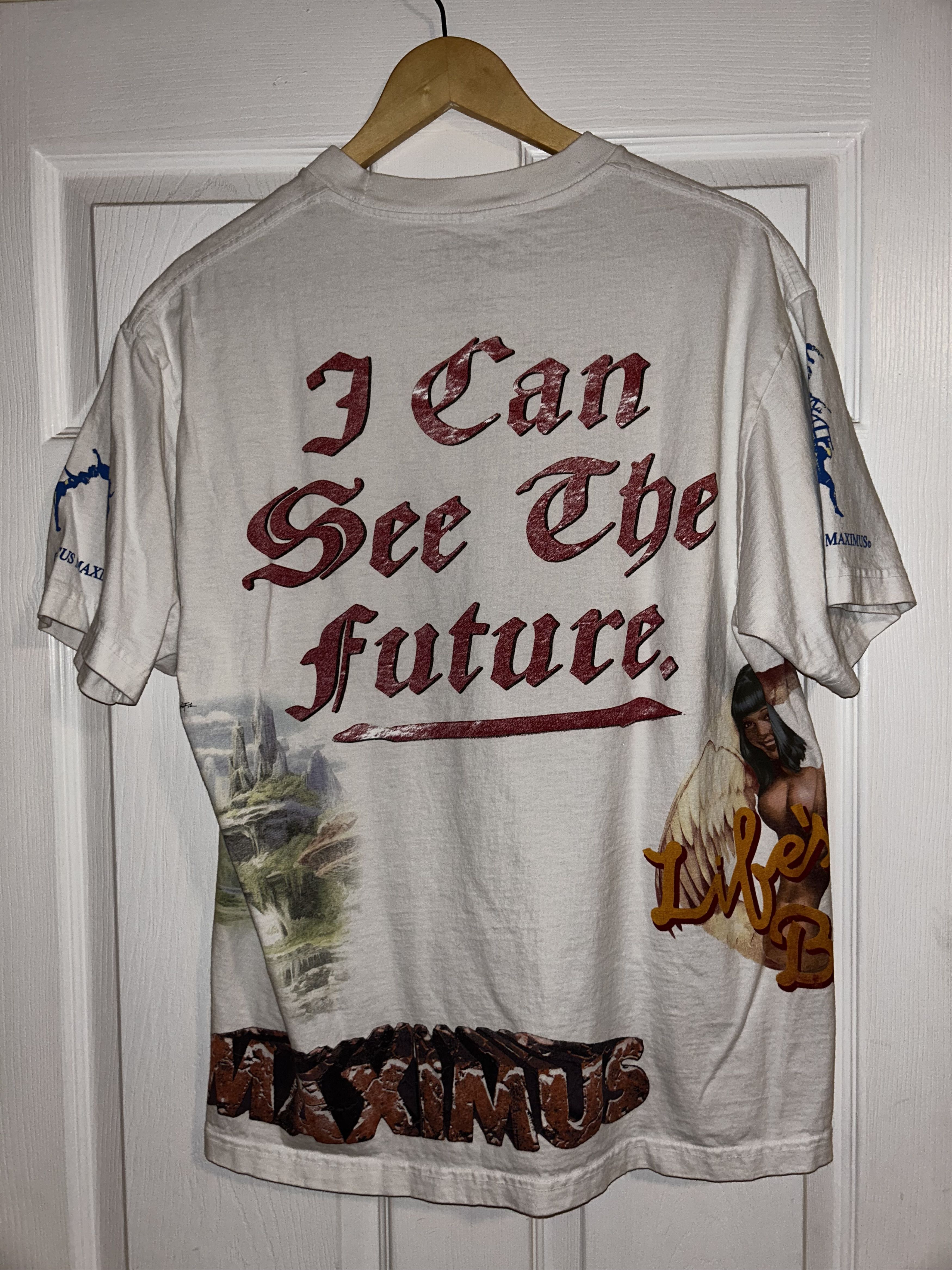 Travis Scott Utopia Tour Graphic Tee Size US L / EU 52-54 / 3 - 3 Thumbnail