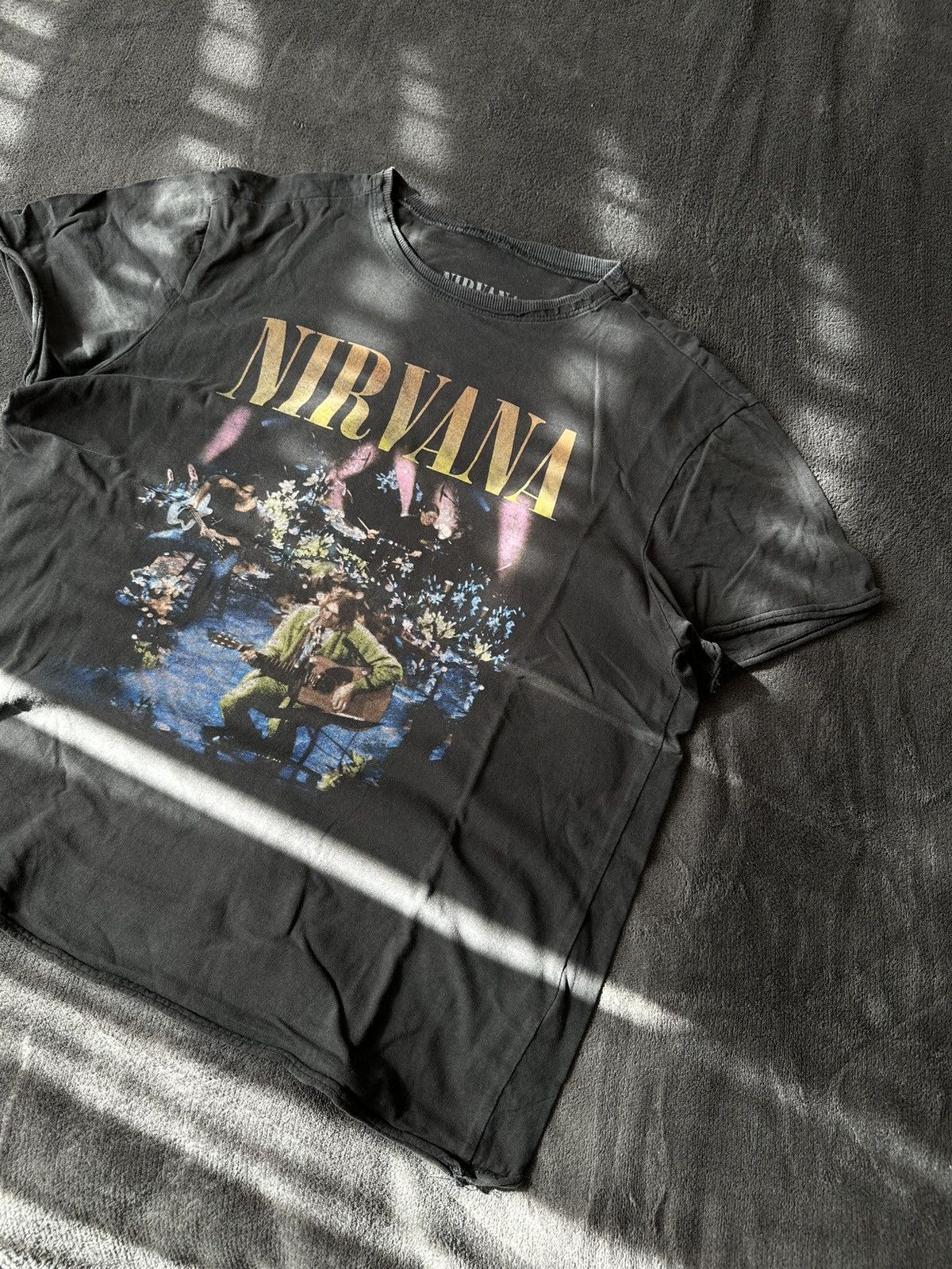 Band Tees × Nirvana × Vintage Vintage Nirvana Tee Curt Cobaine Size US S / EU 44-46 / 1 - 2 Thumbnail