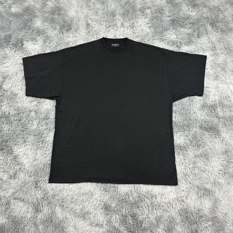 Balenciaga Balenciaga SS22 Cutout Crew Neck T-Shirt-yf Size US M / EU 48-50 / 2 - 1 Thumbnail