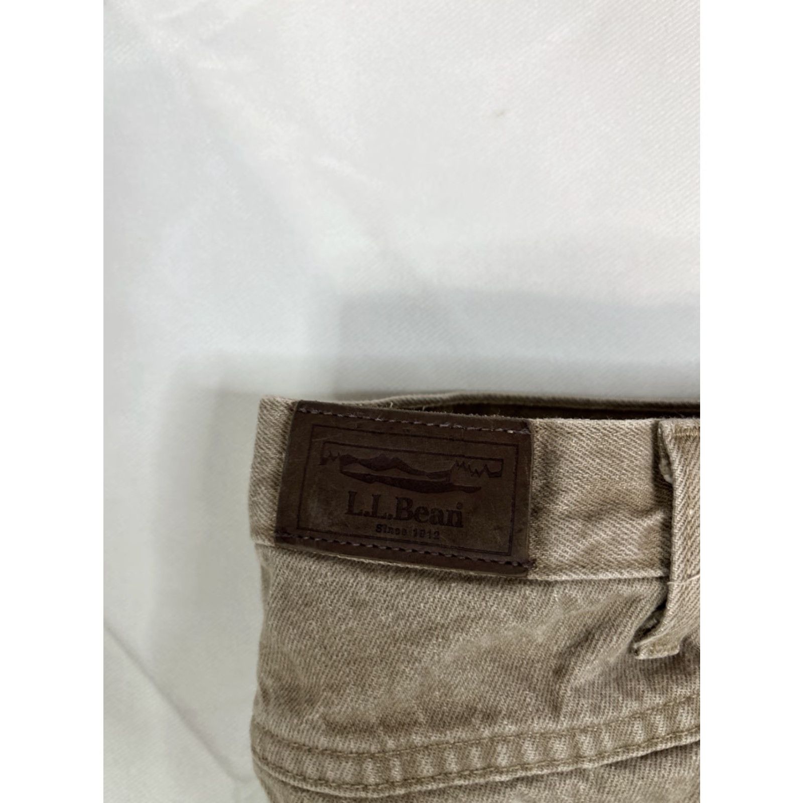 Vintage VINTAGE LL Bean Jeans 40x34 Mens Comfort Waist Regular 34 Inseam Brown Flannel Lined Denim Straight - Cold Weather 5-Pocket Mens Size US 40 / EU 56 - 2 Thumbnail