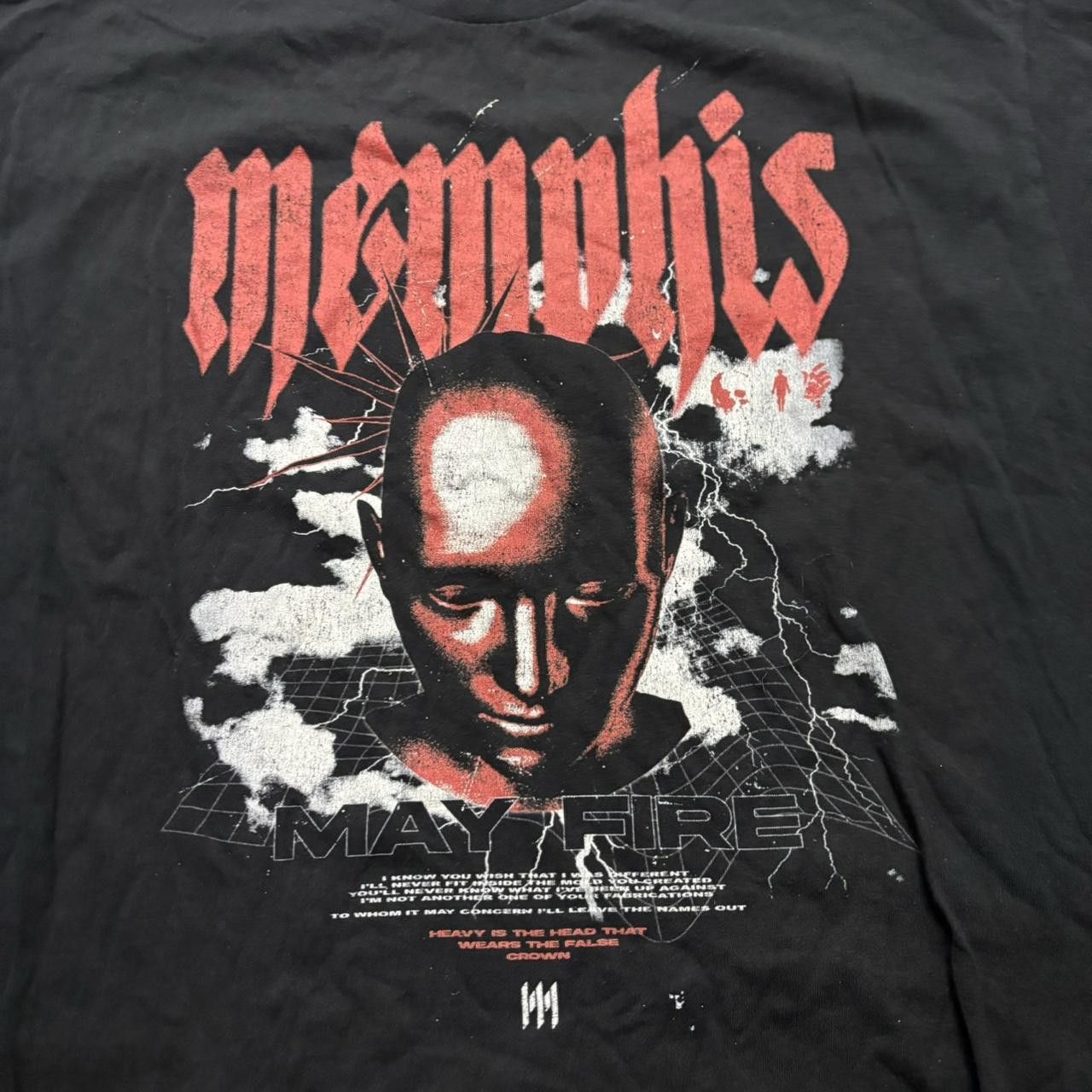 Japanese Brand × Vintage Crazy Vintage Y2K/2000s Grunge Streetwear Skater Graphic Tee! Size US XL / EU 56 / 4 - 2 Thumbnail