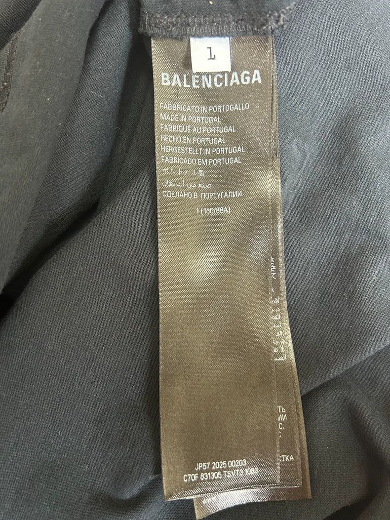 Balenciaga Balenciaga Scholl co-branded loose short sleeve tee Size US XS / EU 42 / 0 - 4 Thumbnail