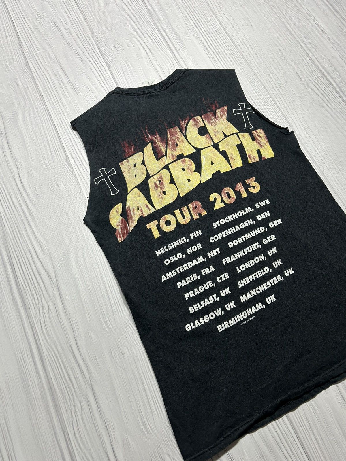 Band Tees 2013 Black Sabbath Ozzy Osbourne 13 Tour Tee Tank Top Size US S / EU 44-46 / 1 - 8 Thumbnail