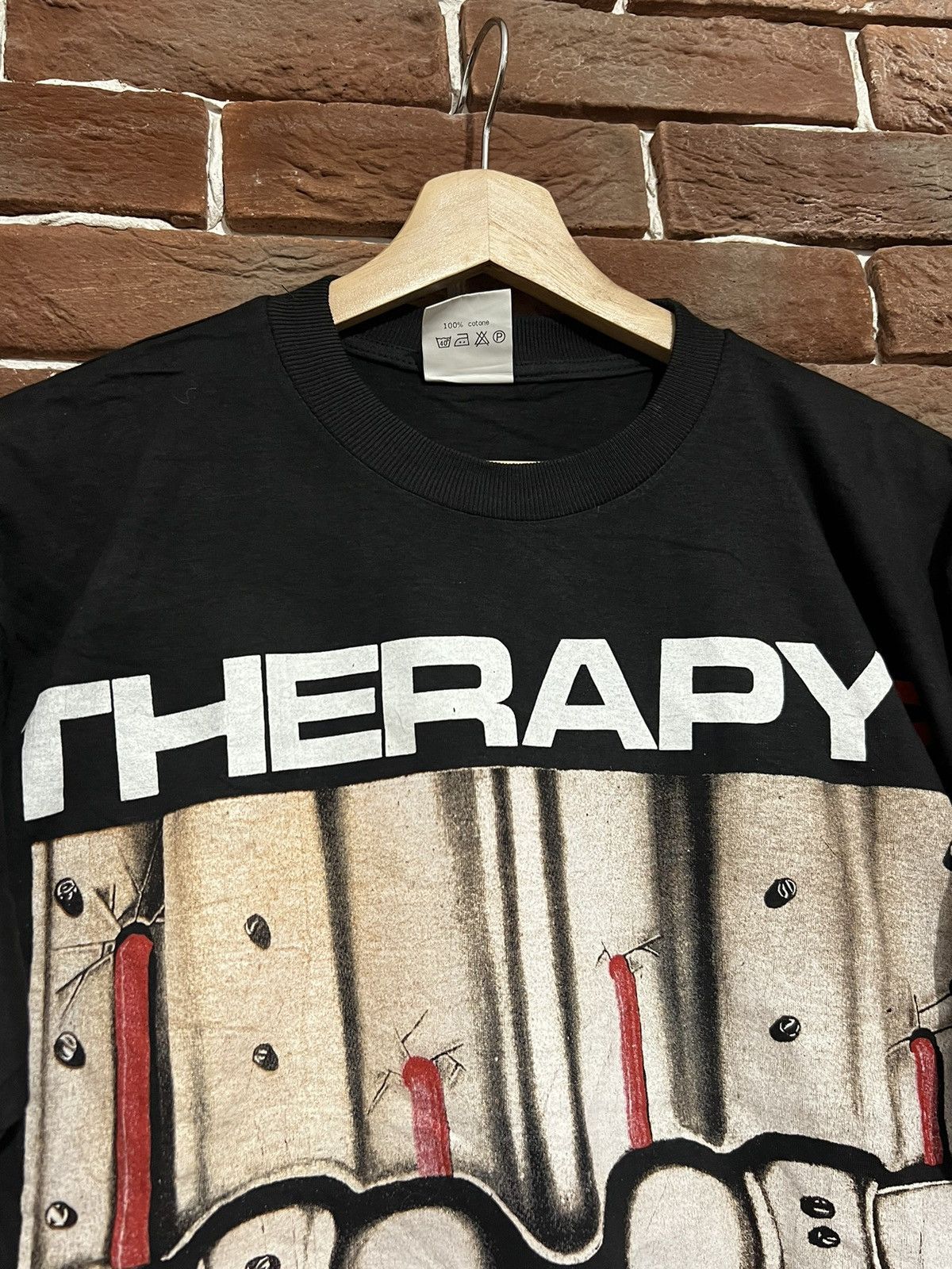 Band Tees Therapy? Pleasure Death 90s Vintage Metal Band T Shirt L Size US L / EU 52-54 / 3 - 4 Thumbnail