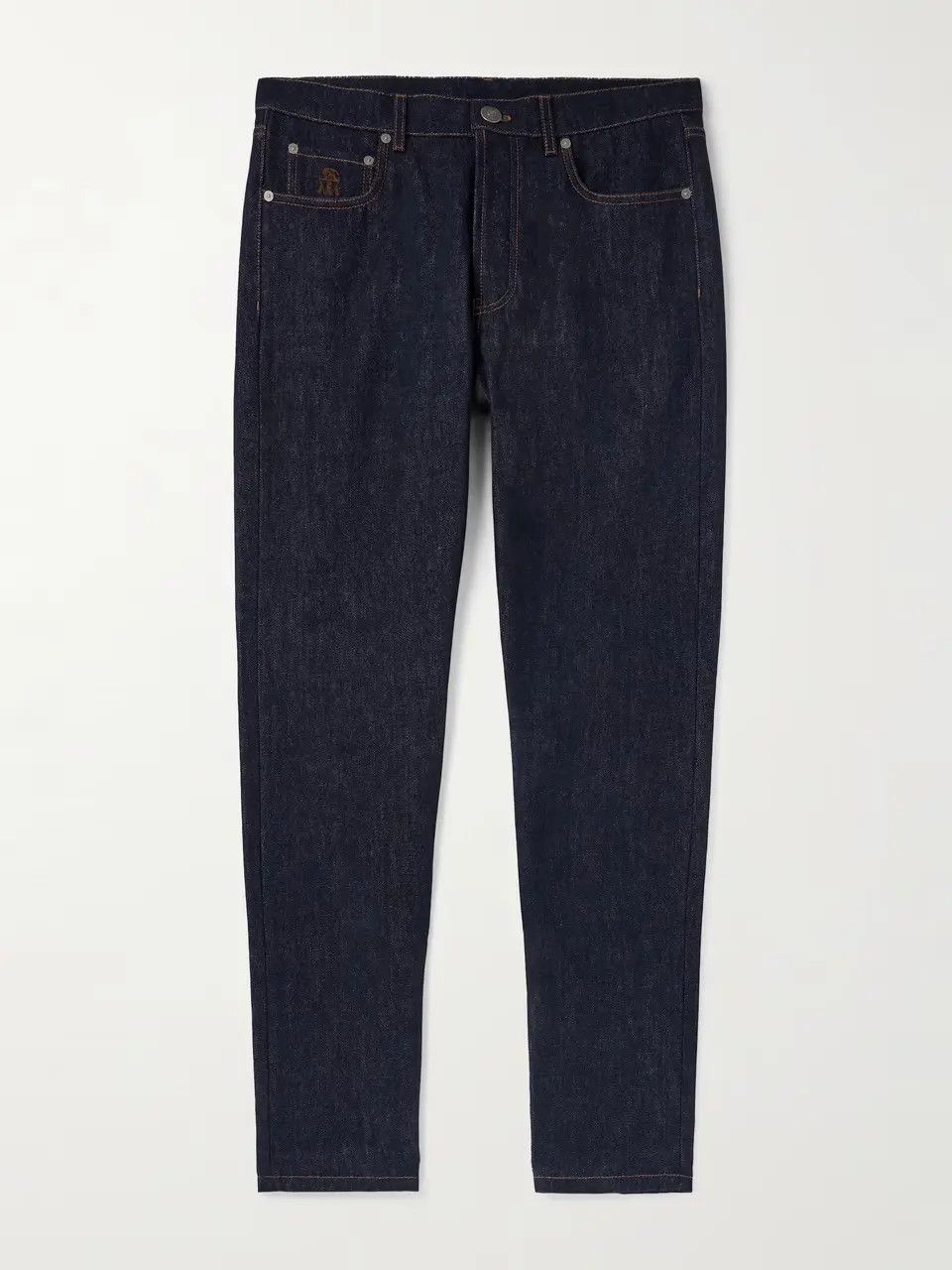 Brunello Cucinelli o1mle0725 Denim Jeans in Dark Blue Size US 32 / EU 48 - 1 Thumbnail