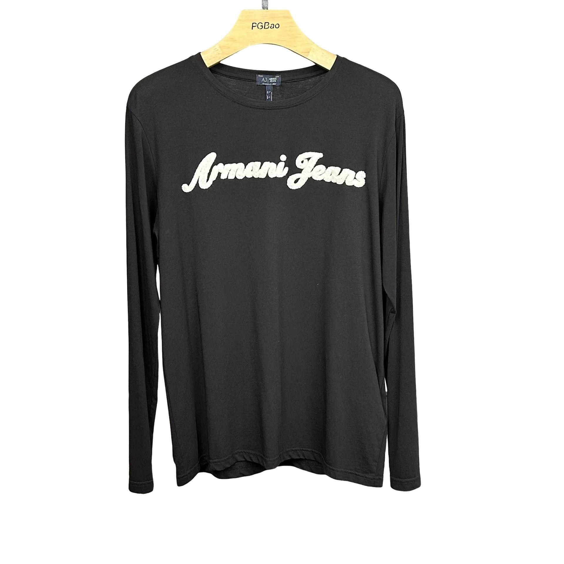 Armani Armani Jeans Logo Long Sleeve T-Shirt Size L Size US L / EU 52-54 / 3 - 1 Thumbnail