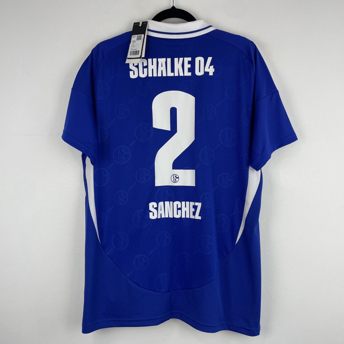 Adidas Schalke 04 Felipe Sanchez Home Adidas Jersey Shirt 2024/2025 Size US L / EU 52-54 / 3 - 1 Thumbnail