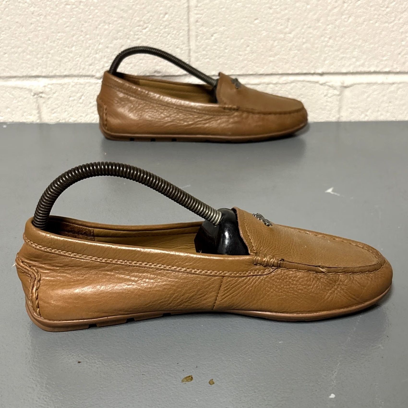 Coach VINTAGE Coach Mary Lock Up Brown Leather Loafer Size 8B Mens? Size US 8 / IT 38 - 6 Thumbnail