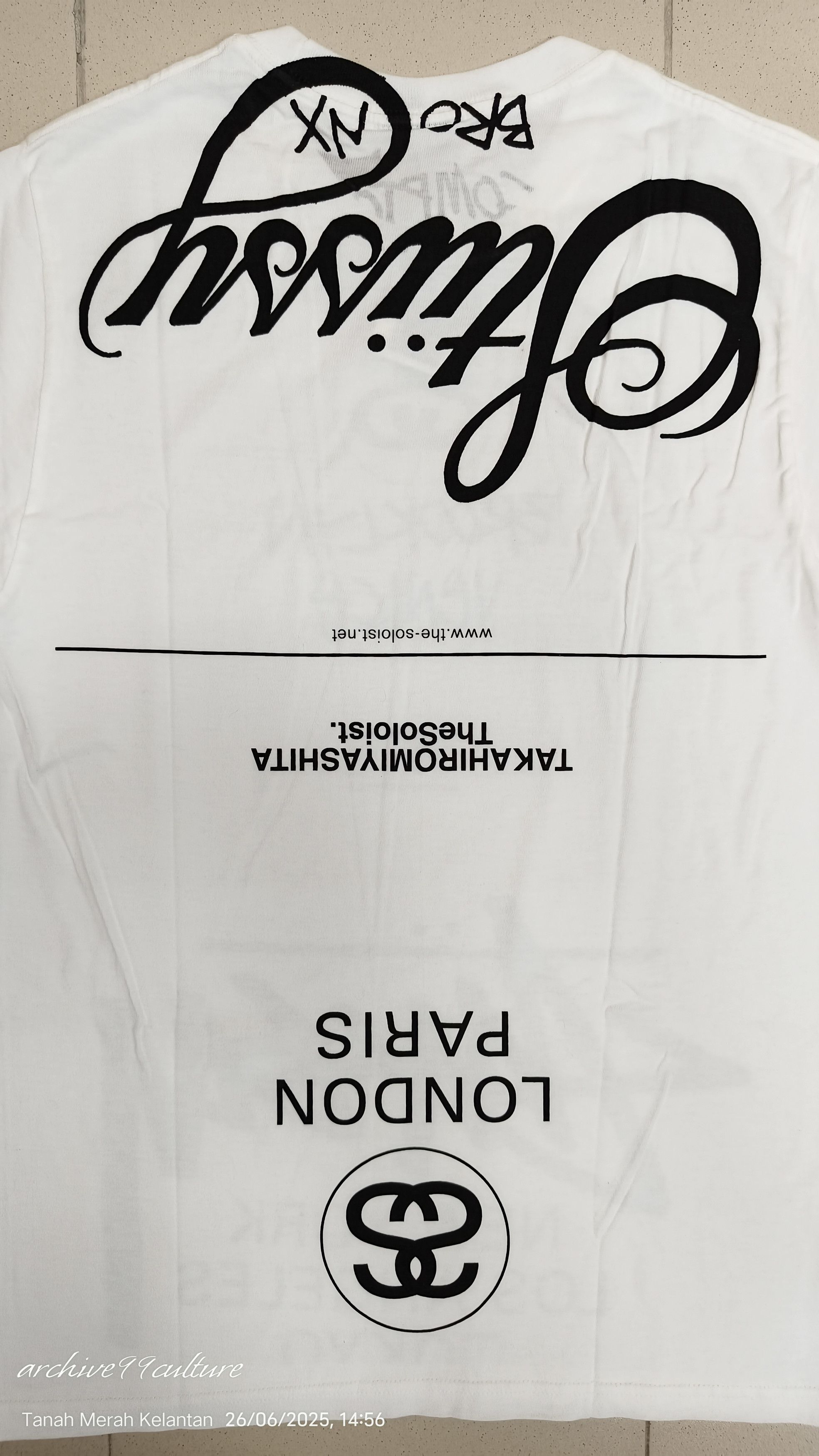 Stussy × Takahiromiyashita The Soloist. Stussy x Takahiro Miyashita world tour Collection Size US S / EU 44-46 / 1 - 9 Thumbnail