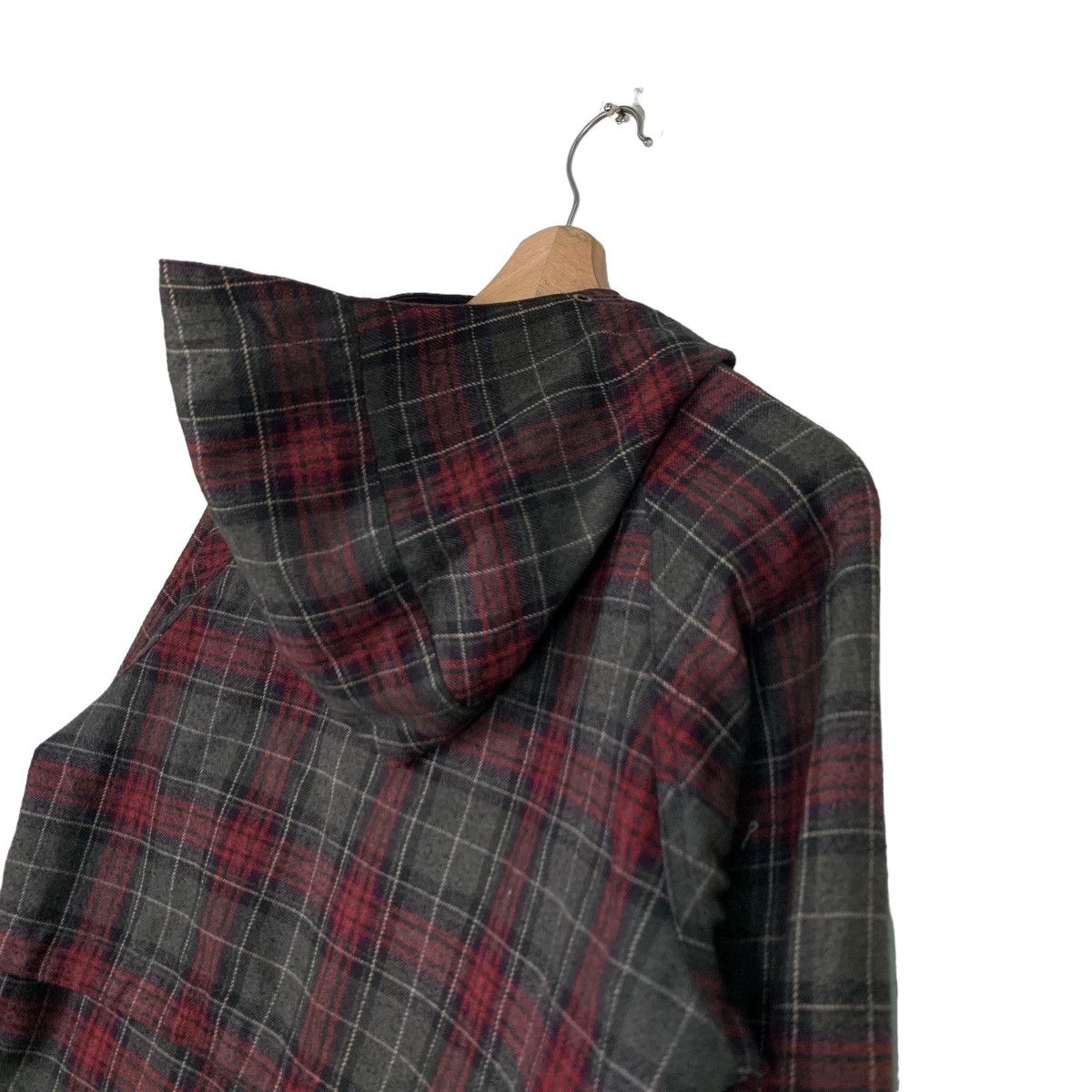 Japanese Brand PIRATES Tartan Checked Plaid Hoodie Jacket #0074-C5 Size US M / EU 48-50 / 2 - 9 Thumbnail