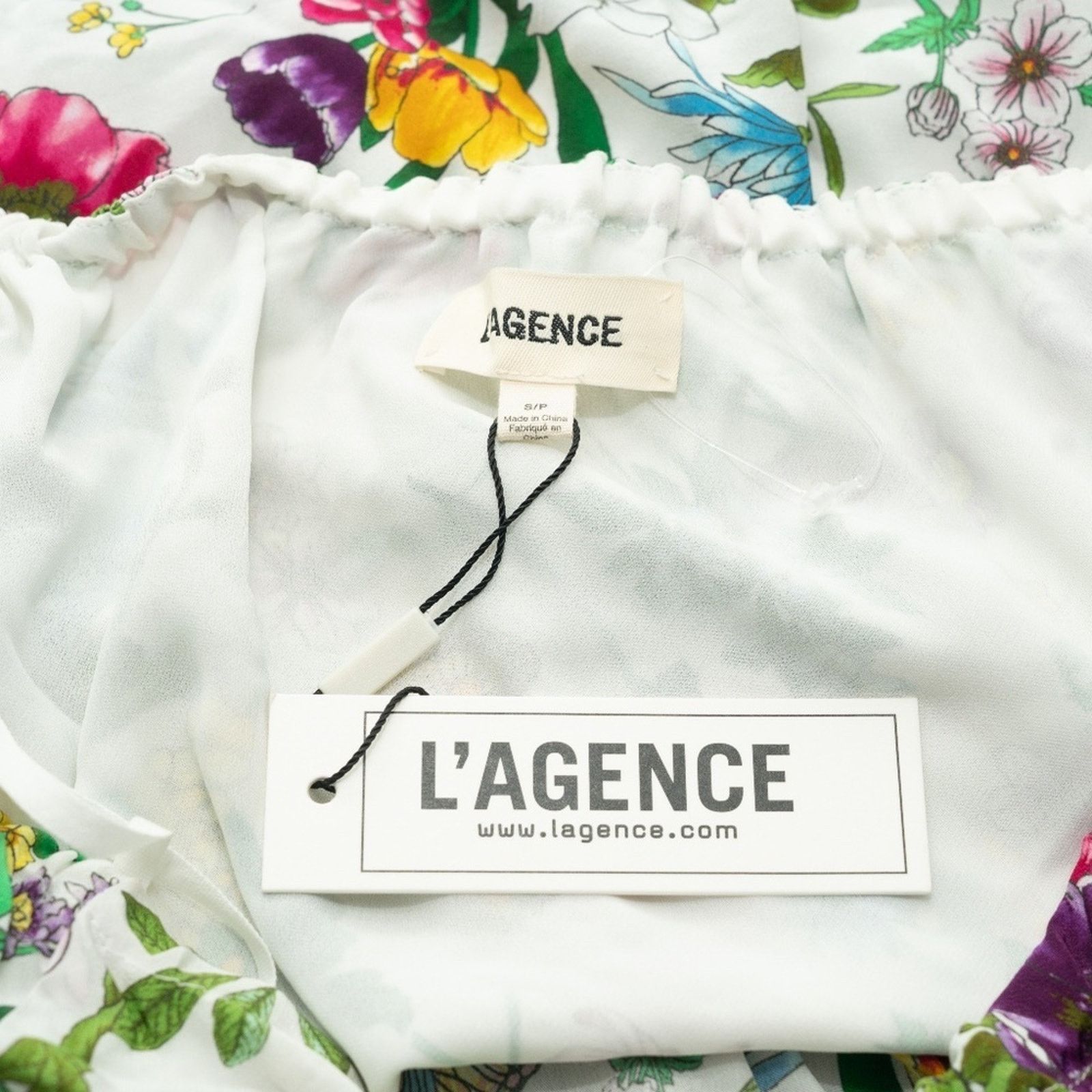 L'AGENCE L'Agence. Elena Floral Top. Size S / US 4 / IT 40 - 4 Thumbnail