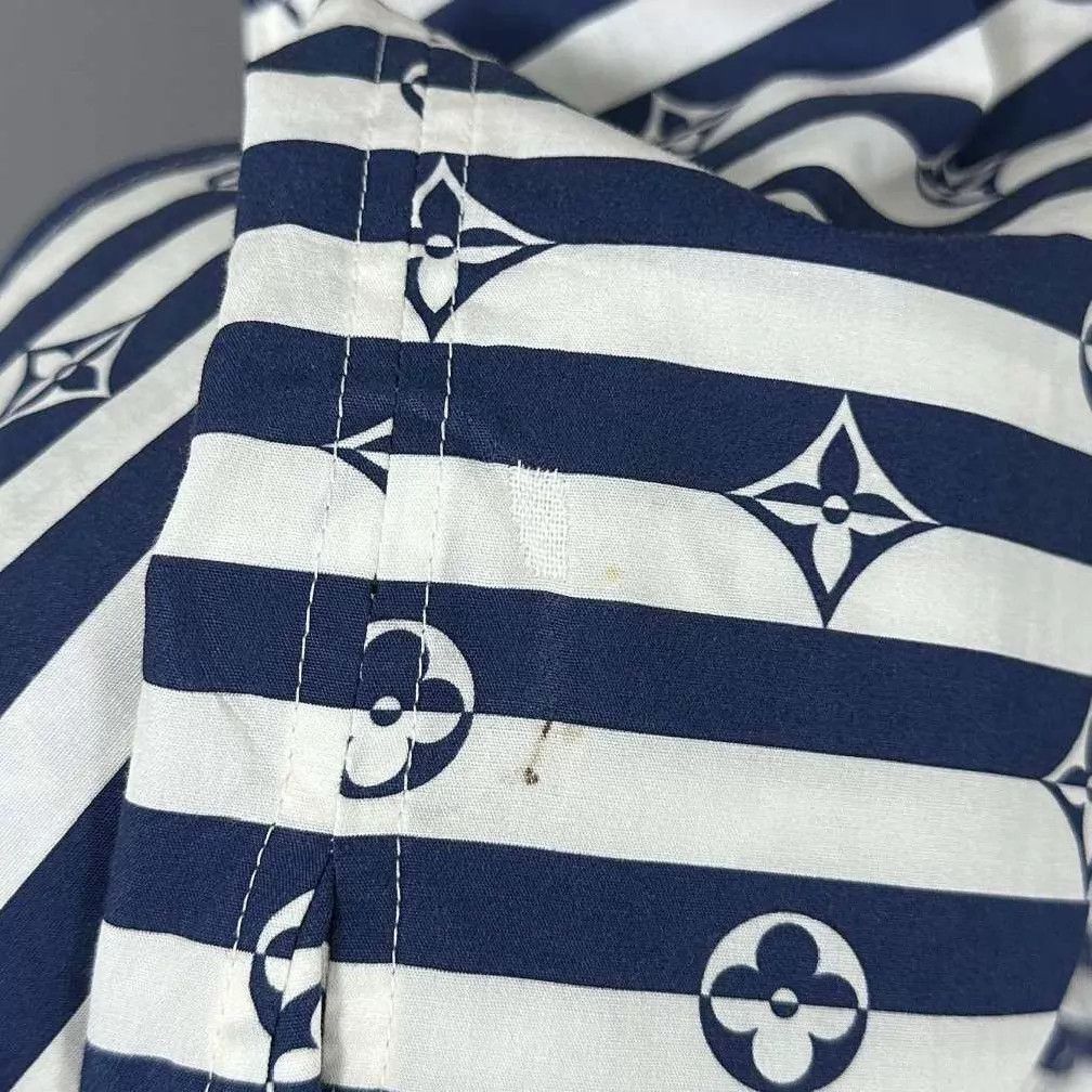 Louis Vuitton LV Nautical Full Print Patchwork Dress 95New 42 Repaired Size M / US 6-8 / IT 42-44 - 5 Thumbnail