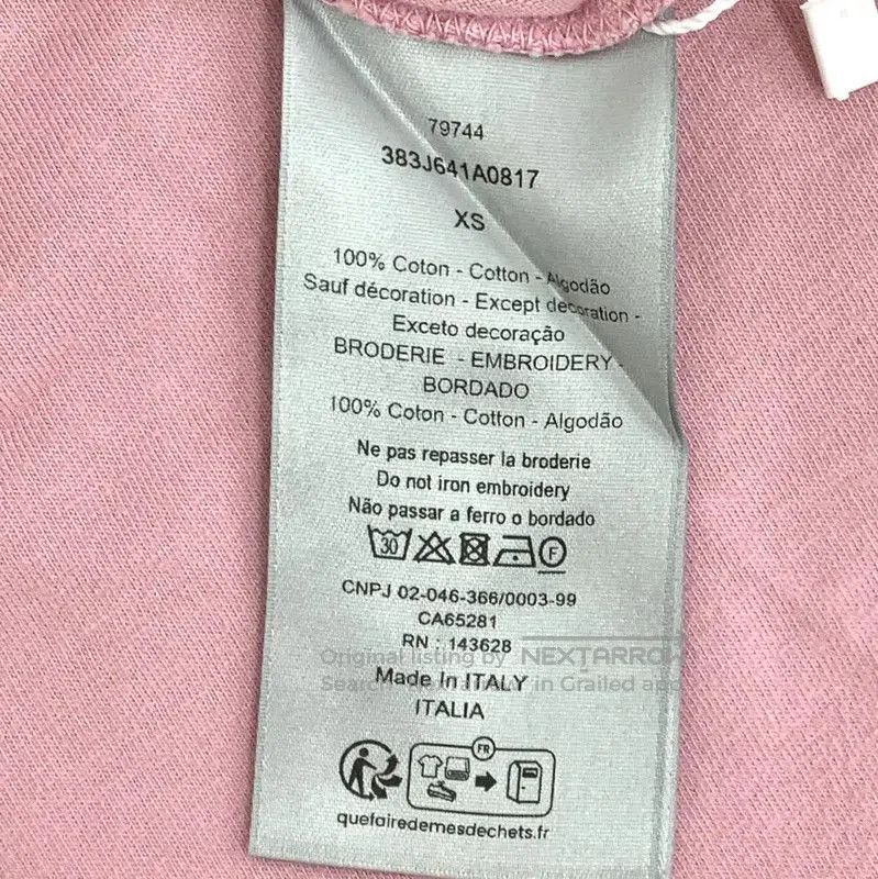 Dior Dior Pink Cotton Women's T. Size XS / US 0-2 / IT 36-38 - 6 Thumbnail