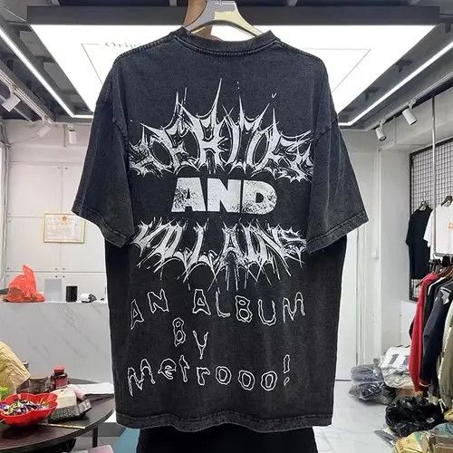 Japanese Brand #20 Flame Printed Retro Wash Size US L / EU 52-54 / 3 - 5 Thumbnail