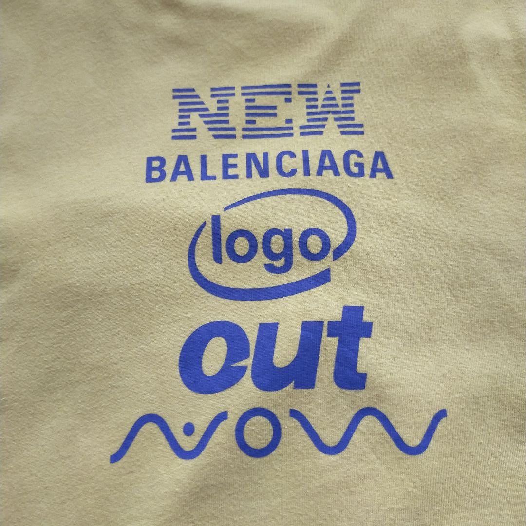 Balenciaga 2Way Cut and Sew T Shirt Size US S / EU 44-46 / 1 - 2 Thumbnail