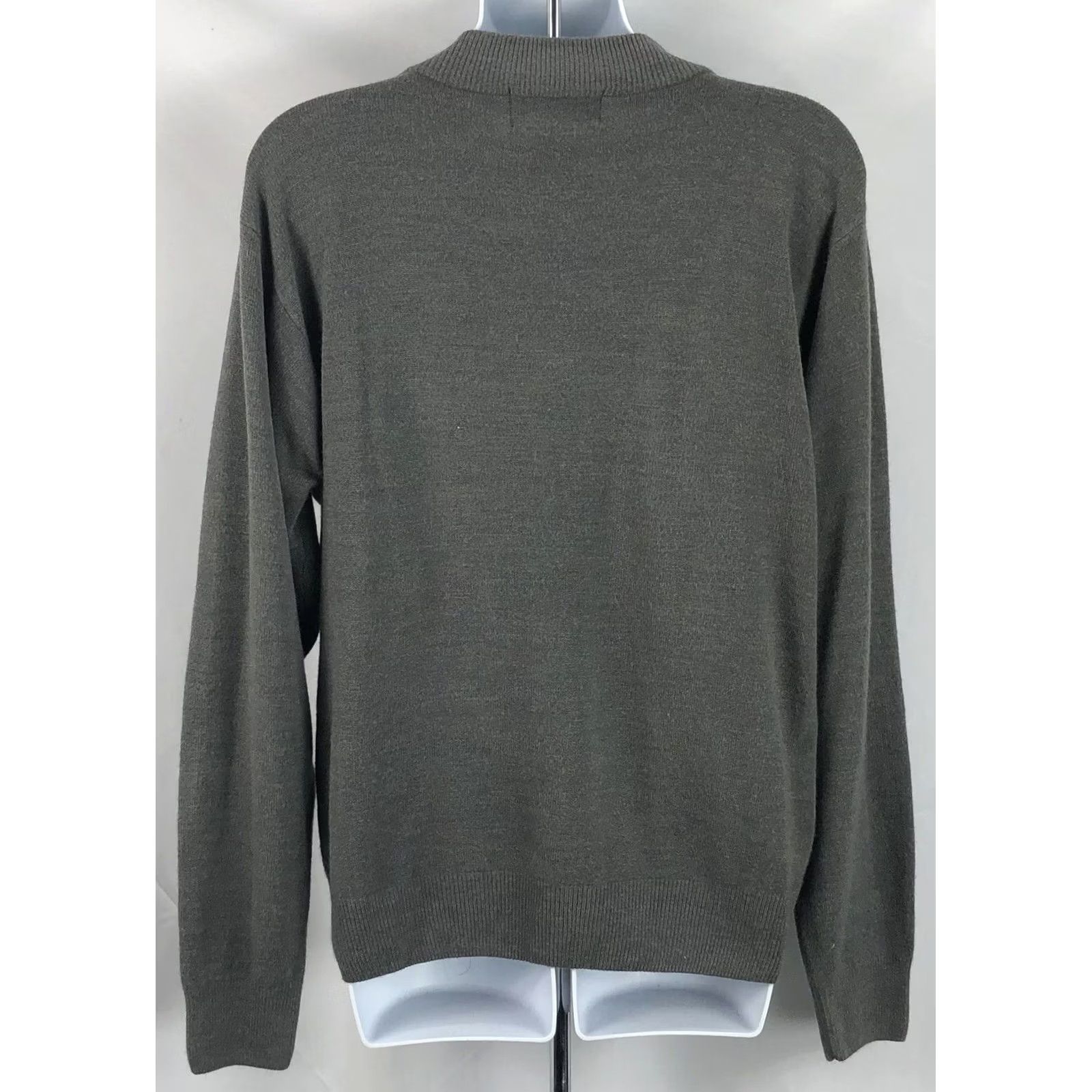 Vintage Sag Harbor Soft Knit Sweater M Gray MockNeck LongSleeve Pullover Cottage Coastal Size M / US 6-8 / IT 42-44 - 4 Thumbnail