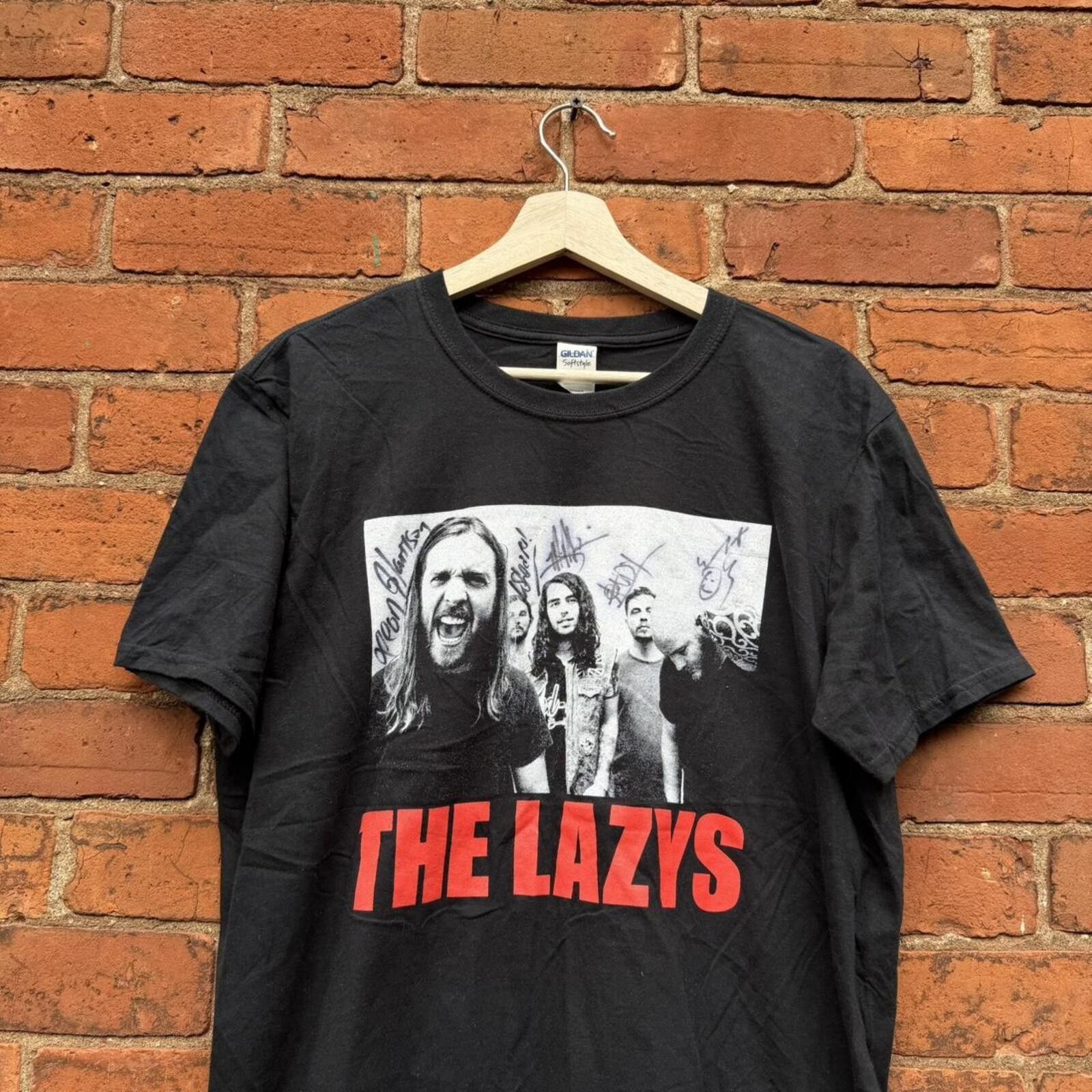 Gildan the lazys autographed t shirt L 2014 Size US L / EU 52-54 / 3 - 3 Thumbnail