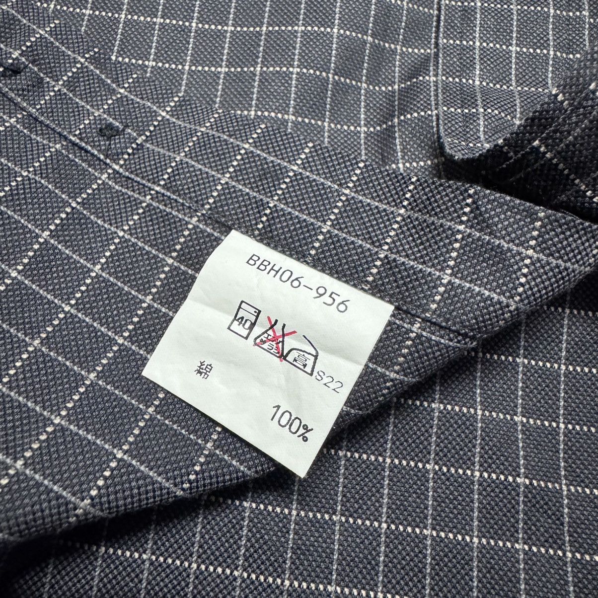 Burberry Burberry Gray Plaid Button Down Longsleeve Shirt Size US L / EU 52-54 / 3 - 14 Thumbnail