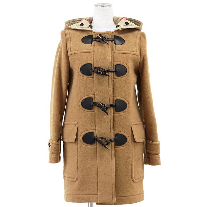 Burberry Burberry Burberry THE MERSEY Wool Blend Coat Textile Outerwear DUTY FREE for USA Size ONE SIZE - 1 Thumbnail