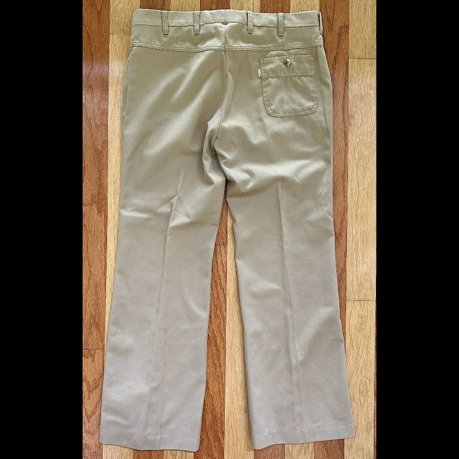 Levi's Vintage Clothing VINTAGE 1970s LEVI'S PANATELA CHINO PANTS WIDE FLARE 38/32 Size US 38 / EU 54 - 6 Thumbnail