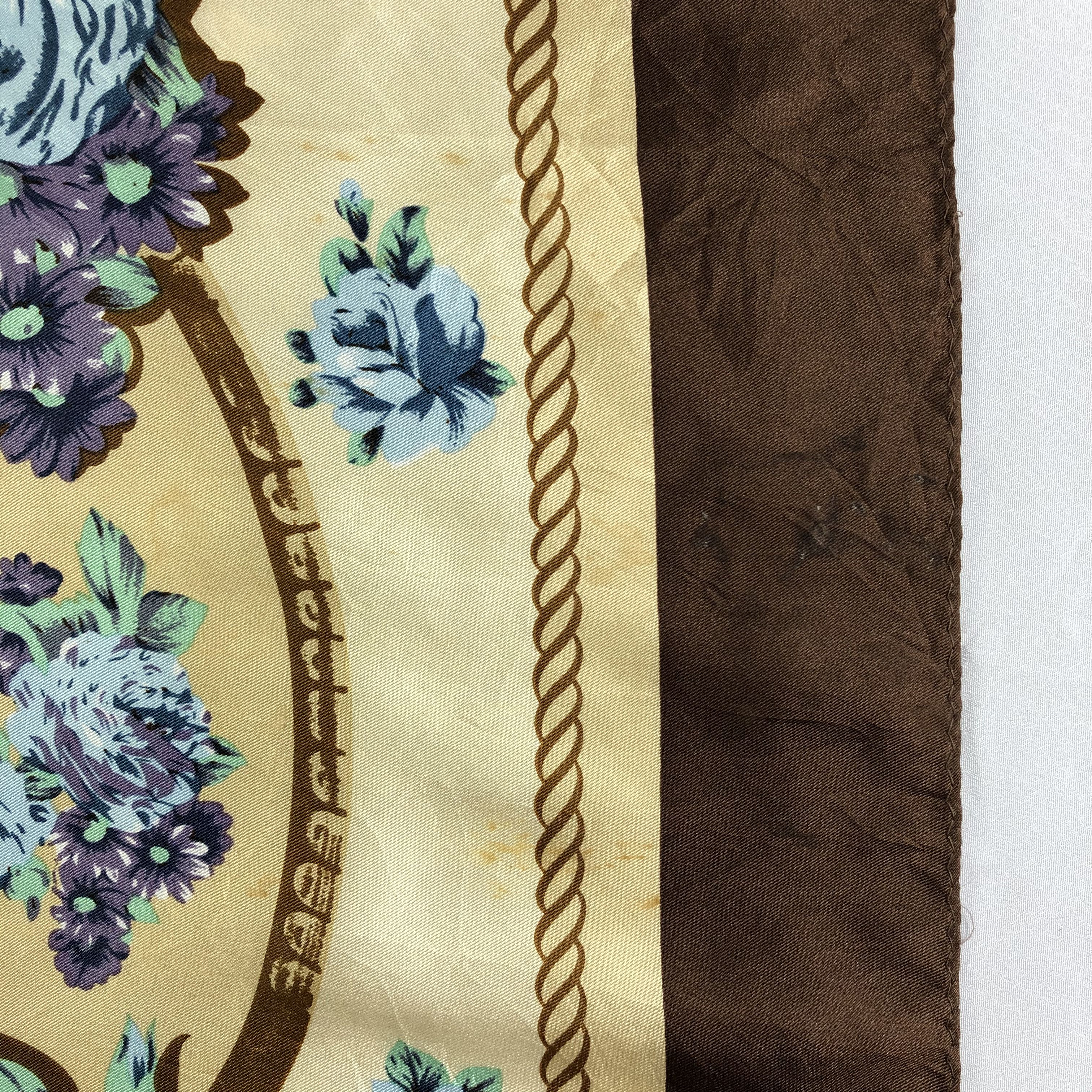 Vintage Vintage Christian Garets Paris Silk Scarf Size ONE SIZE - 6 Thumbnail