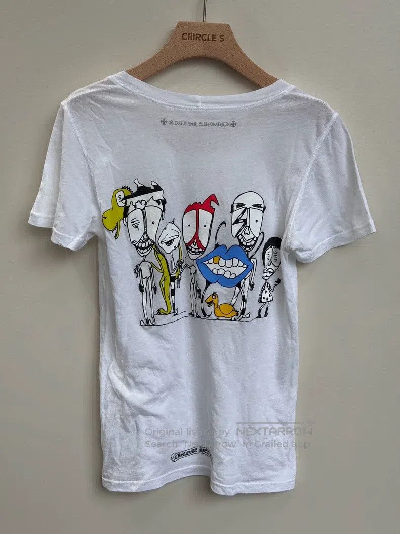 Chrome Hearts CHROME HEARTS Size XS Round neck T-shirt with white short s Size US XS / EU 42 / 0 - 2 Thumbnail
