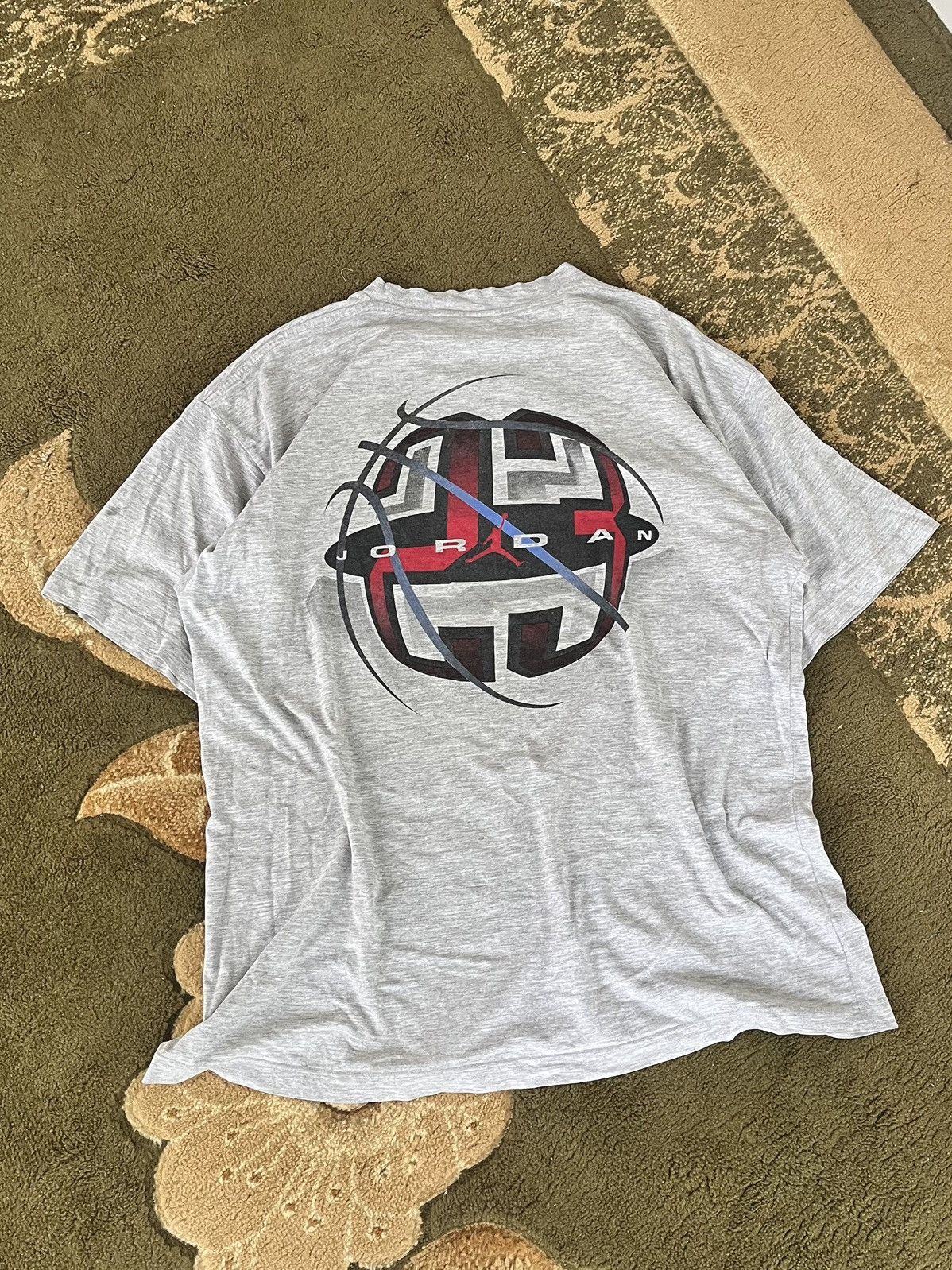 Nike Men's Vintage Nike Air Jordan Jumpman Gray T Shirt Size US M / EU 48-50 / 2 - 2 Thumbnail