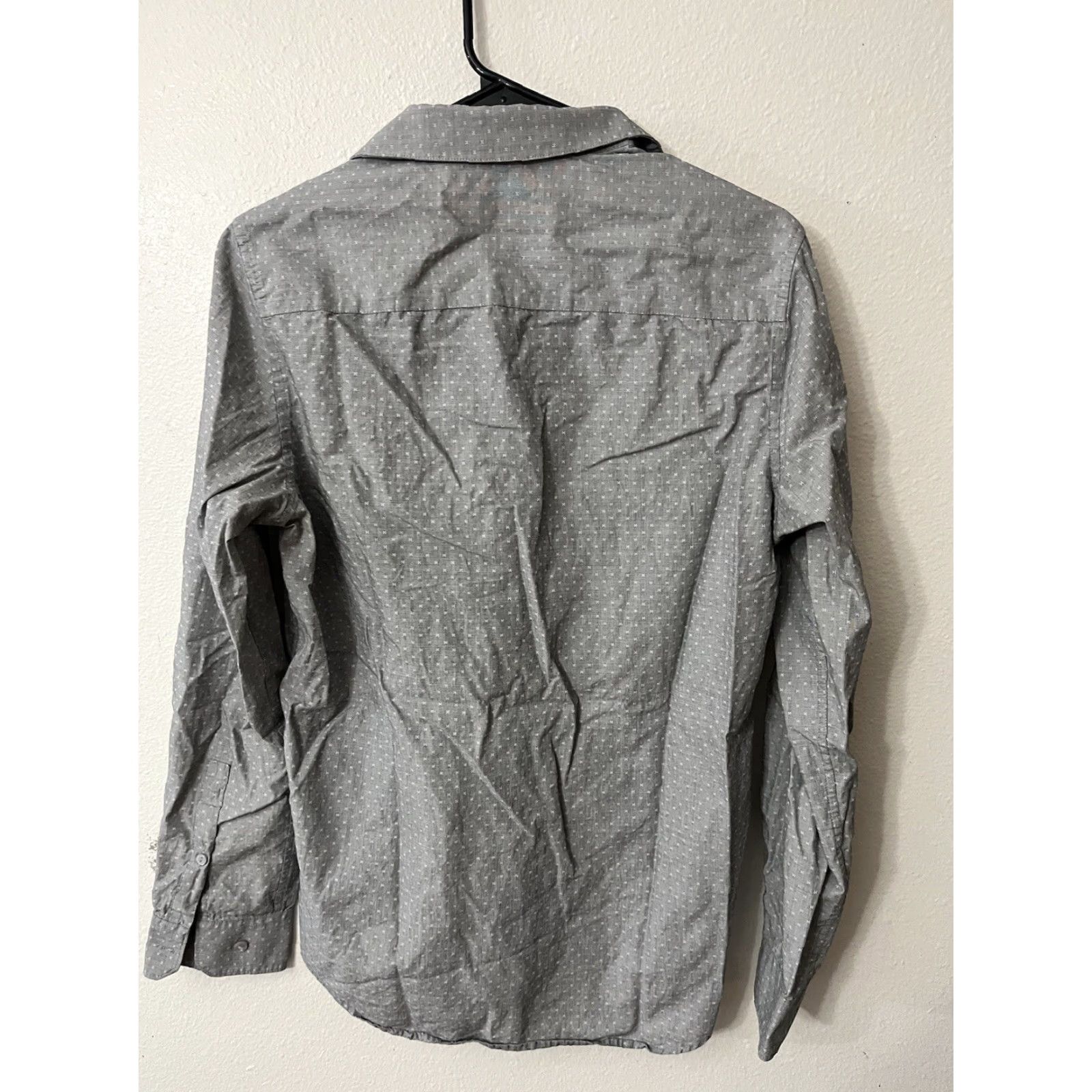 Calvin Klein Calvin Klein Shirt 100% Cotton Small Gray Non Iron Infinite Cool Polka Size US S / EU 44-46 / 1 - 2 Thumbnail