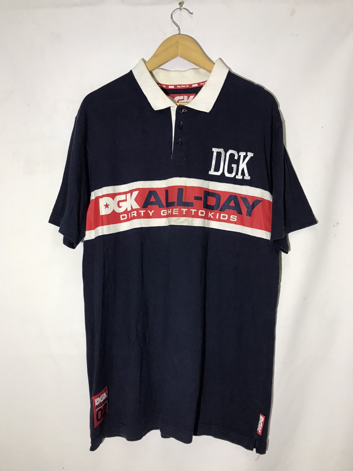DGK DGK(dirty getto kids)skate polo rugby shirt Size US L / EU 52-54 / 3 - 3 Thumbnail