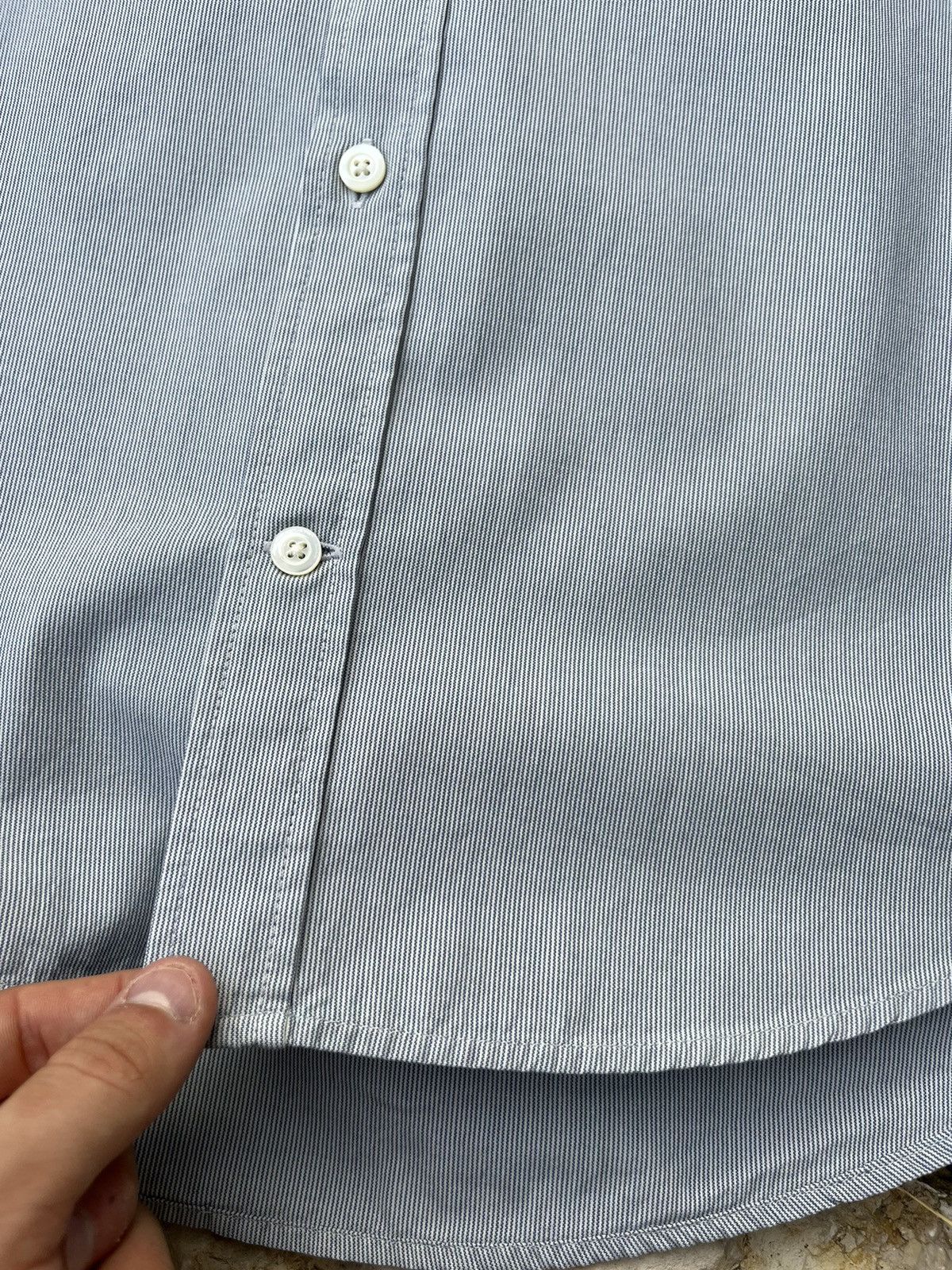 Norse Projects Norse Projects osvald micro stripe ss cotton pocket shirt Size US S / EU 44-46 / 1 - 11 Thumbnail
