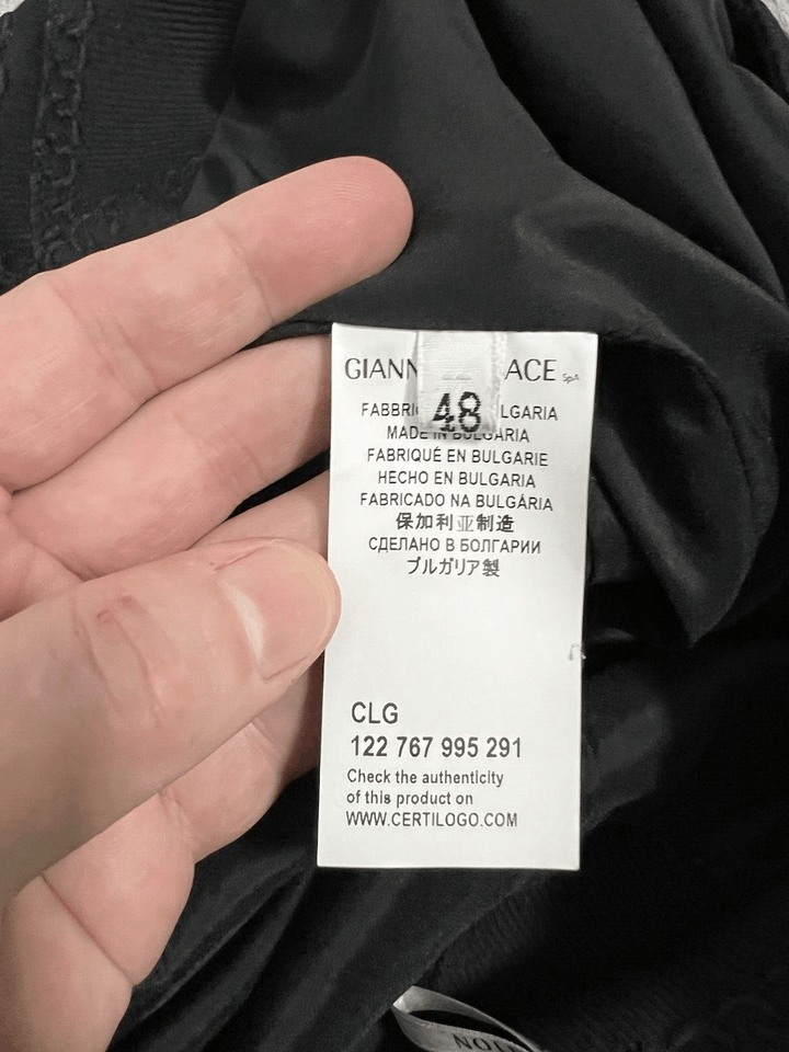 Versace Versace Collection Women's Skirt Cotton Blend Black Size 48 Size 34" / US 12 / IT 48 - 7 Thumbnail