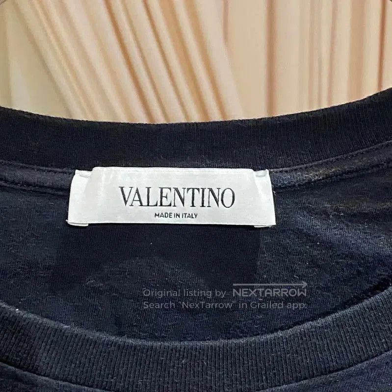 Valentino Valentino Black Cotton T-Shirt for Women . Size M / US 6-8 / IT 42-44 - 3 Thumbnail
