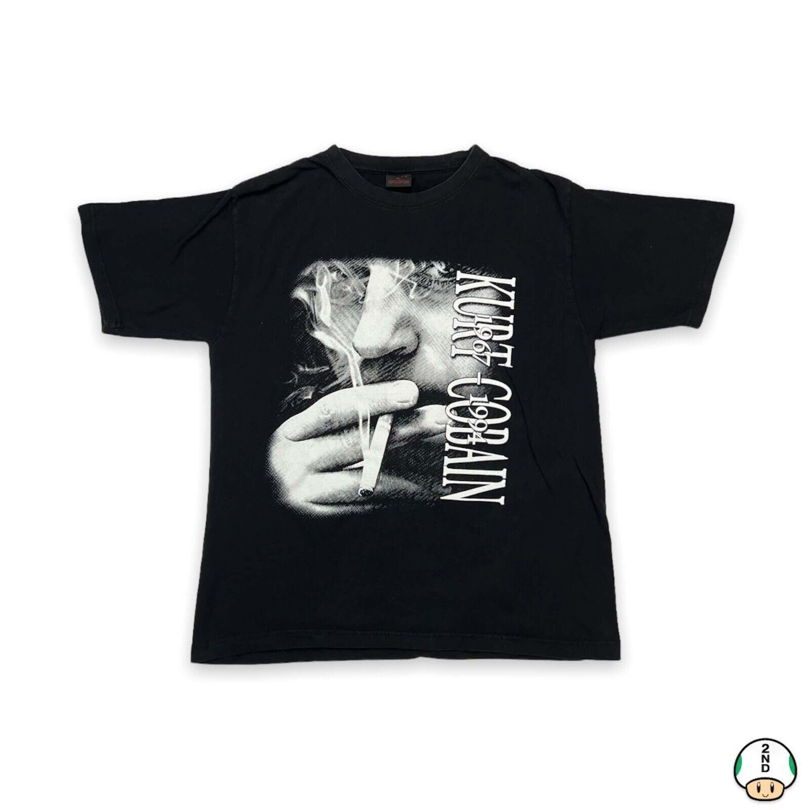 NIRVANA  COBAIN FUCK YOU hanes tシャツ Nirvana × Vintage Kurt Cobain Fuck You 2006 T shirt | Grailed