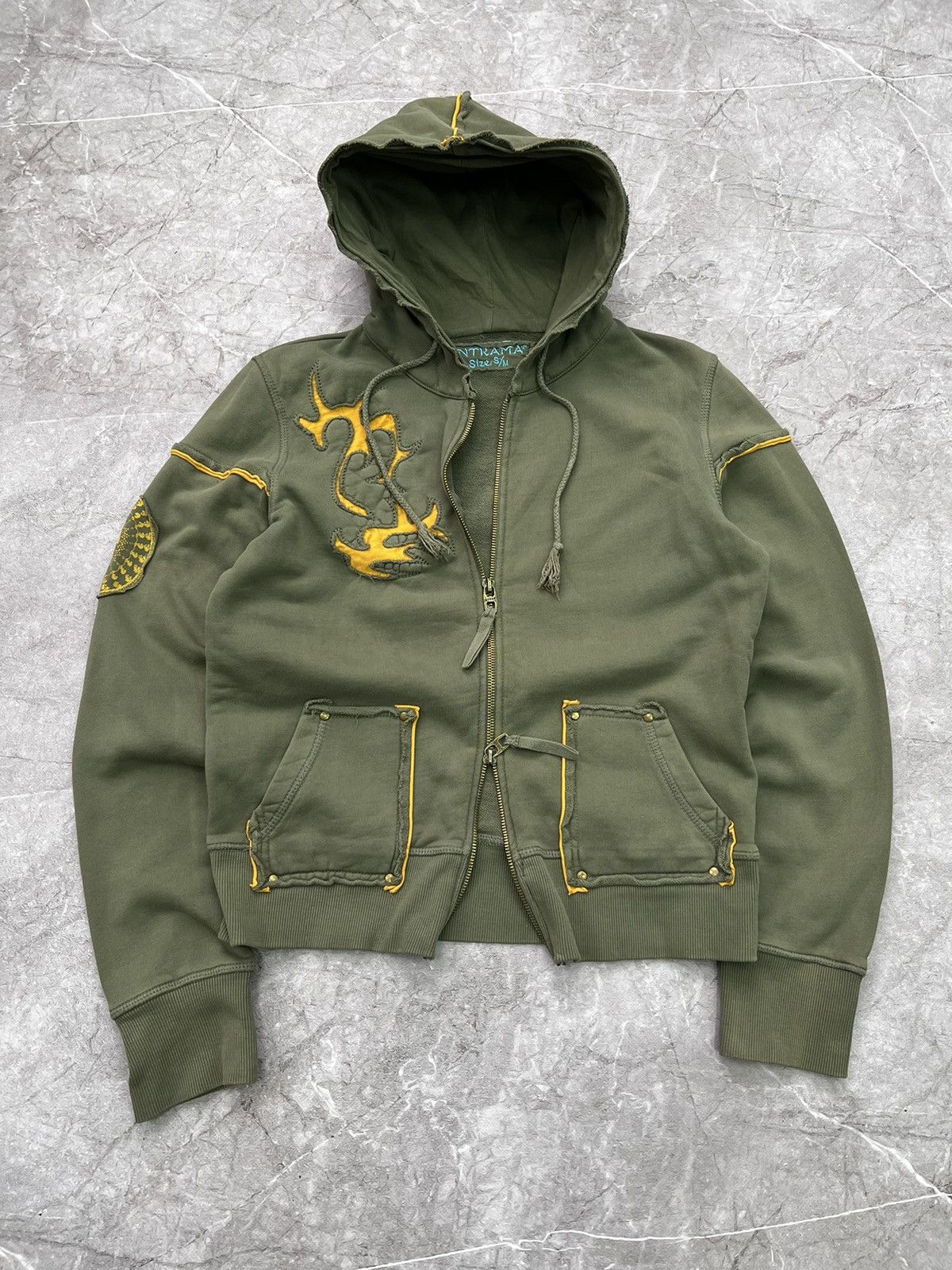 14th Addiction × Hysteric Glamour Vintage Y2K hysteric glamour distressed hoodie japanese Size S / US 4 / IT 40 - 1 Thumbnail