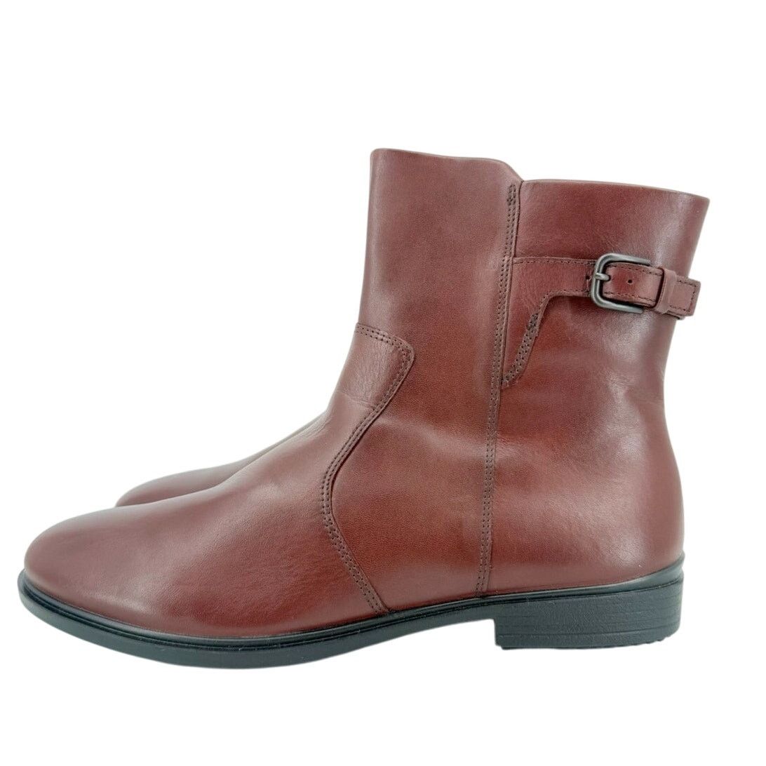 Ecco NWT Ecco Women's Mink Brown Leather Touch 15 Buckle Boots Size US 10 / IT 40 - 1 Thumbnail