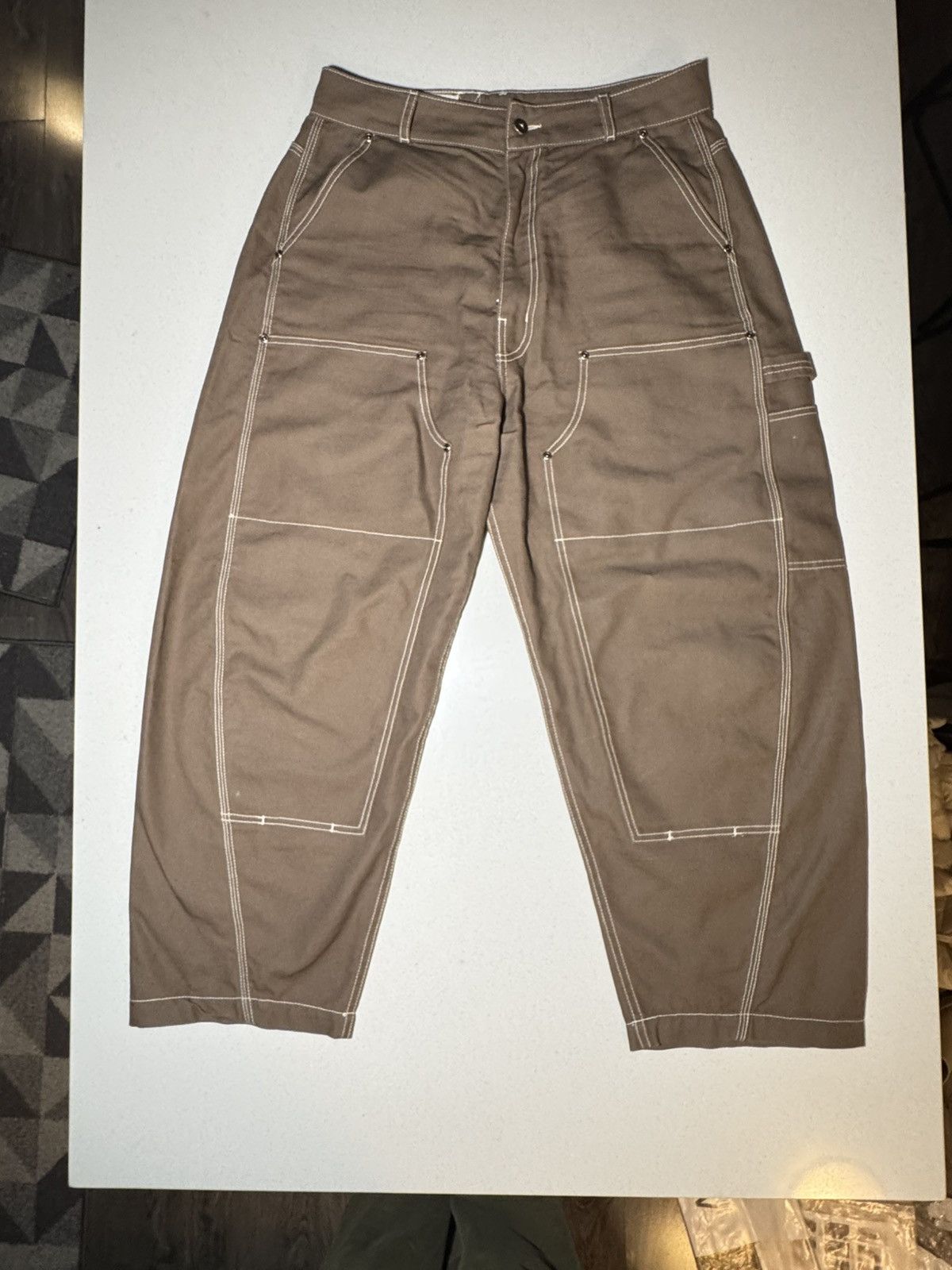 Sebastien Ami sebastien ami warped carpenter pants Size US 33 - 1 Thumbnail