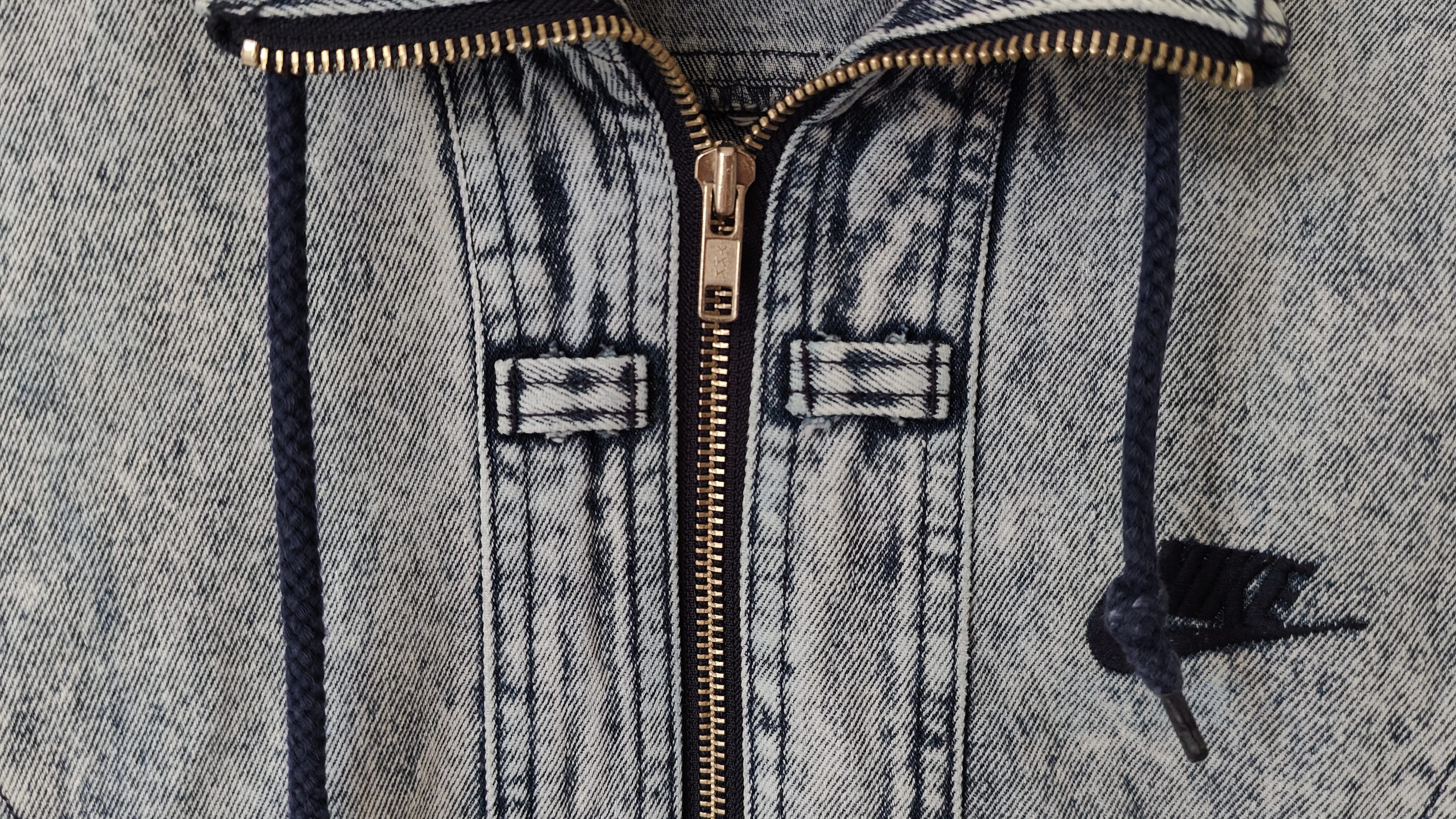 Nike RARE Nike Challenge Court Andre Agassi Vintage Denim Jacket Size US S / EU 44-46 / 1 - 6 Thumbnail