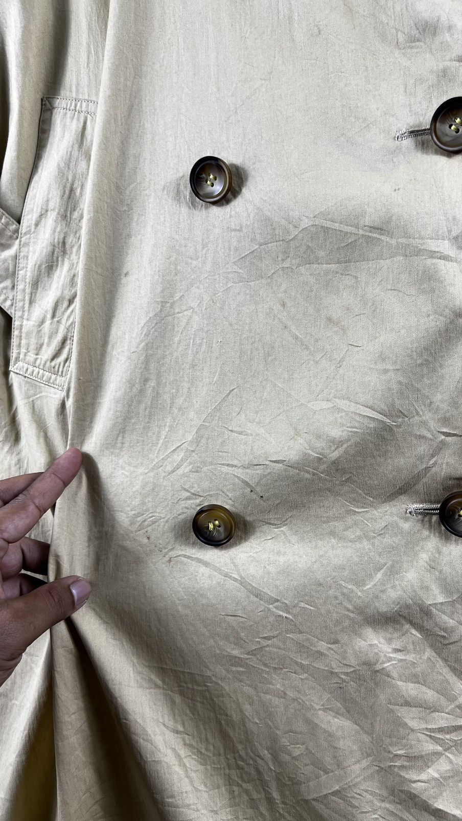 Georges Marciano Unisex🔥 Georges Marciano For Guess Trench OverCoat Size US L / EU 52-54 / 3 - 6 Thumbnail
