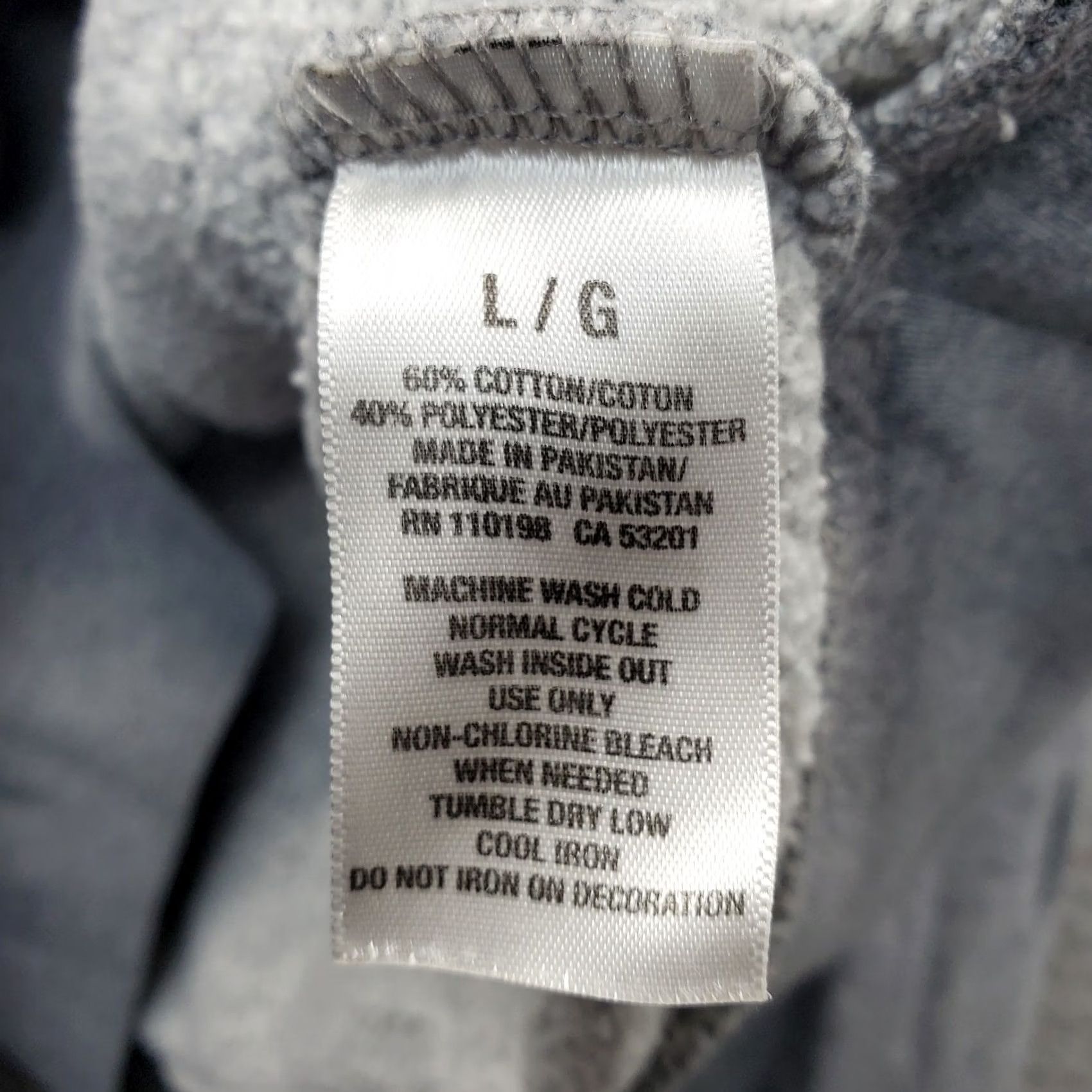 Vintage Aéropostale Hoodie Womens L Gray Fleece Lined Glitter Logo Long Sleeve Pullover Size L / US 10 / IT 46 - 6 Thumbnail