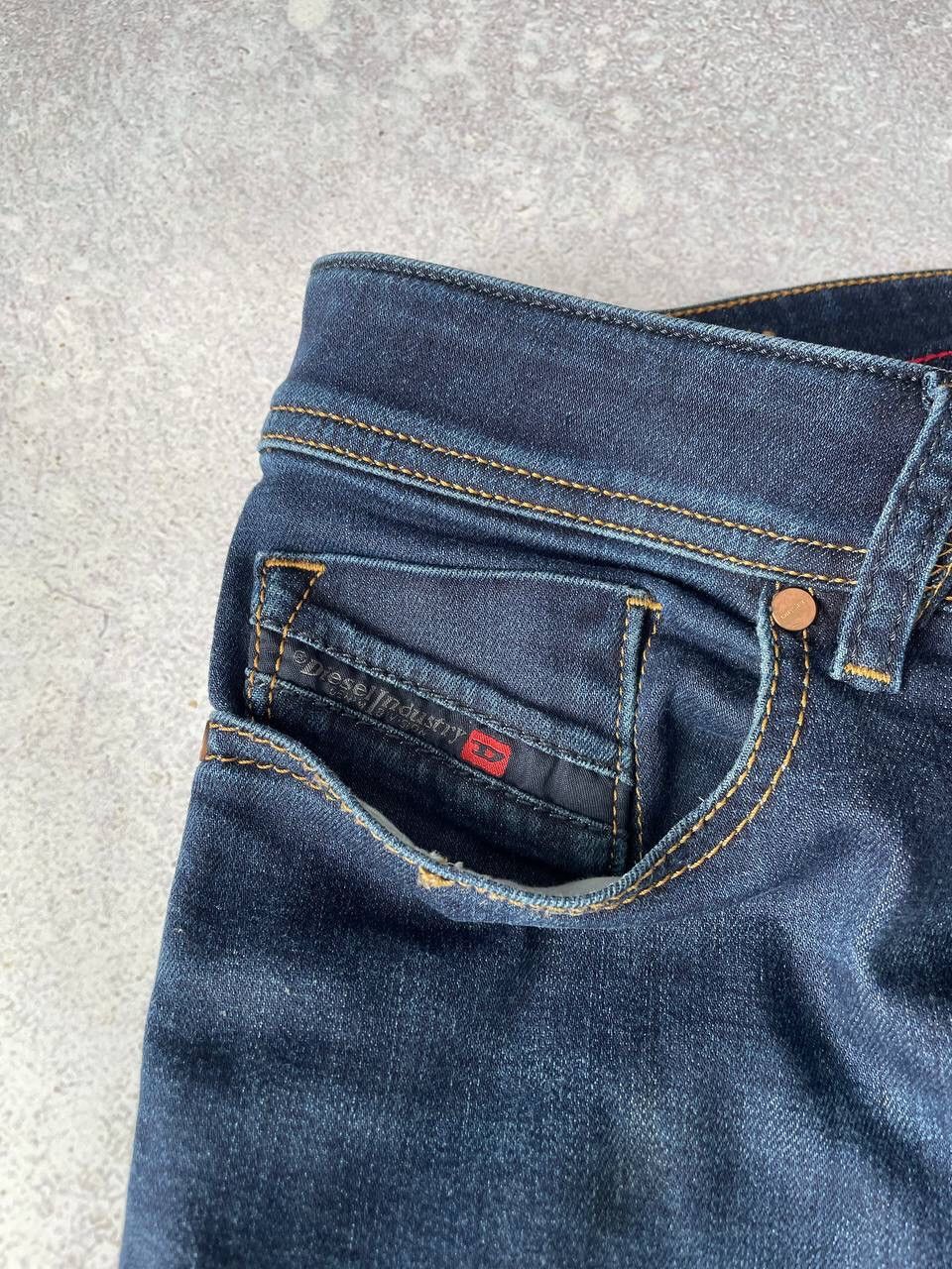 Diesel × Diesel Black Gold × Vintage Vintage Diesel SLEENKER Denim Pants Big Logo Y2K Ultra Rare Size US 30 / EU 46 - 6 Thumbnail