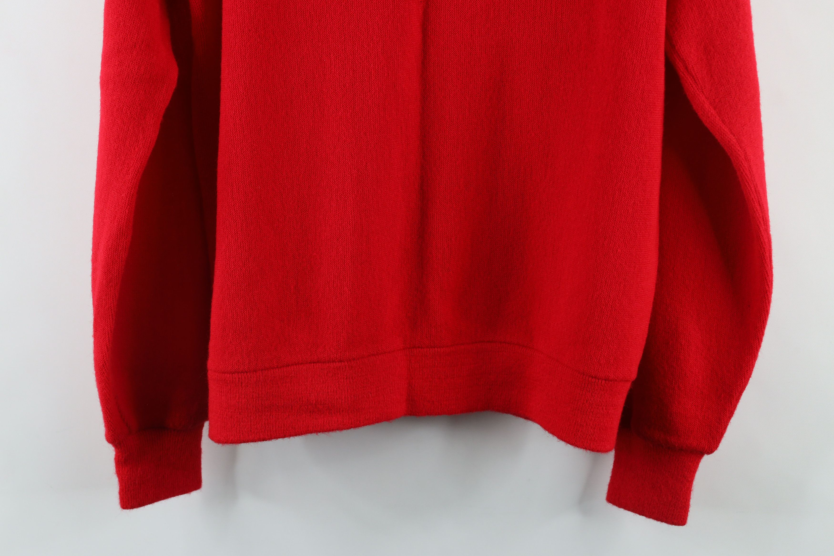 Vintage Vintage 50s 60s Streetwear Button Cardigan Sweater Red USA Size US M / EU 48-50 / 2 - 8 Thumbnail