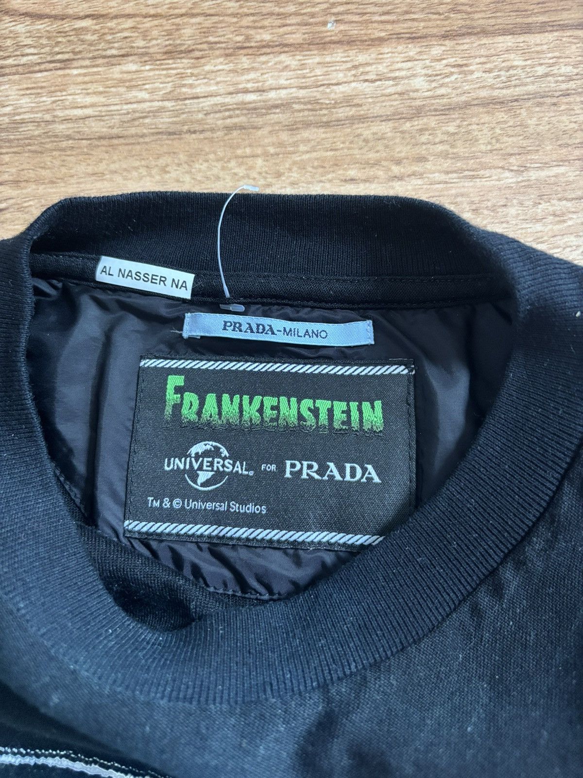Prada × Universal Studios Prada x Frankenshtein tee t-shirt embroidered logo F/W19 Size US S / EU 44-46 / 1 - 4 Thumbnail