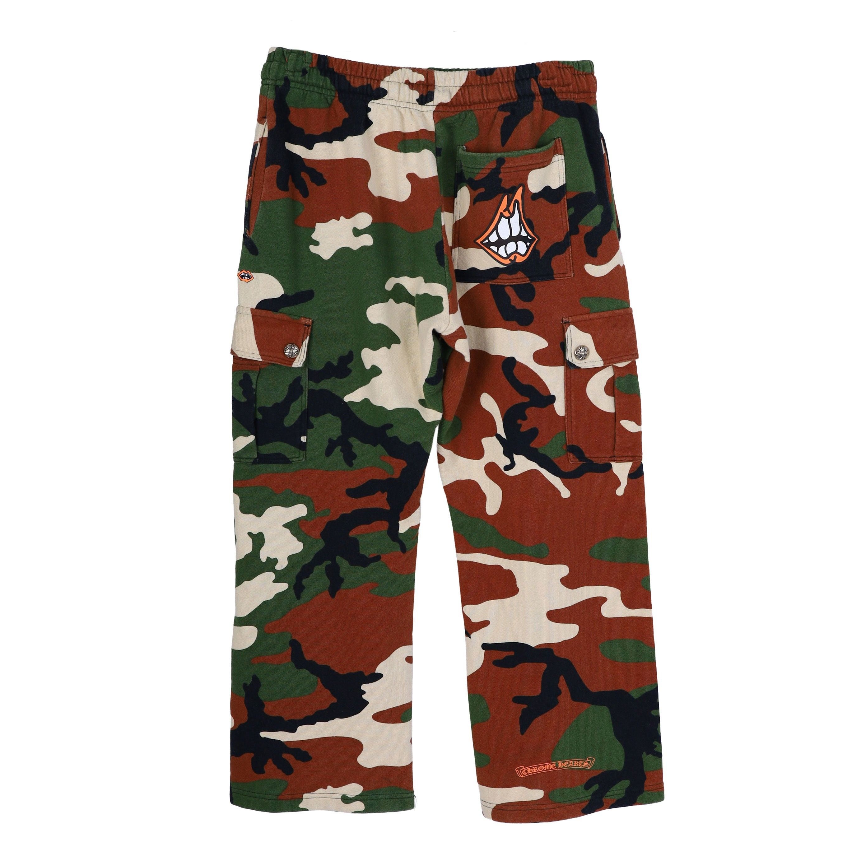 Chrome Hearts CHROME HEARTS MATTY BOY CAMO CHOMPER SWEATPANTS SZ M Size US 32 / EU 48 - 2 Thumbnail