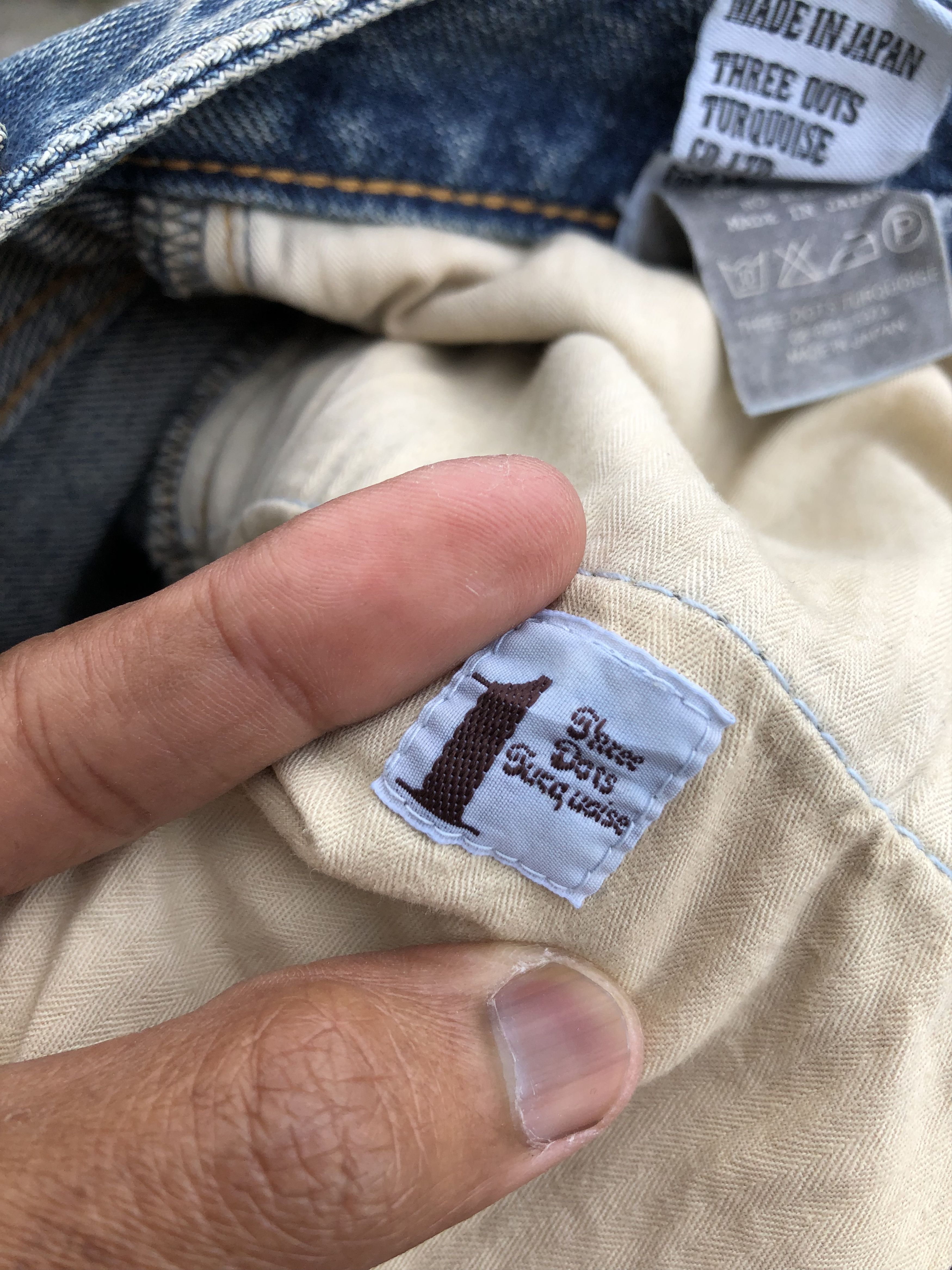 Japanese Brand FLARED WASHED BLUE DENIM Size 28" / US 6 / IT 42 - 3 Thumbnail