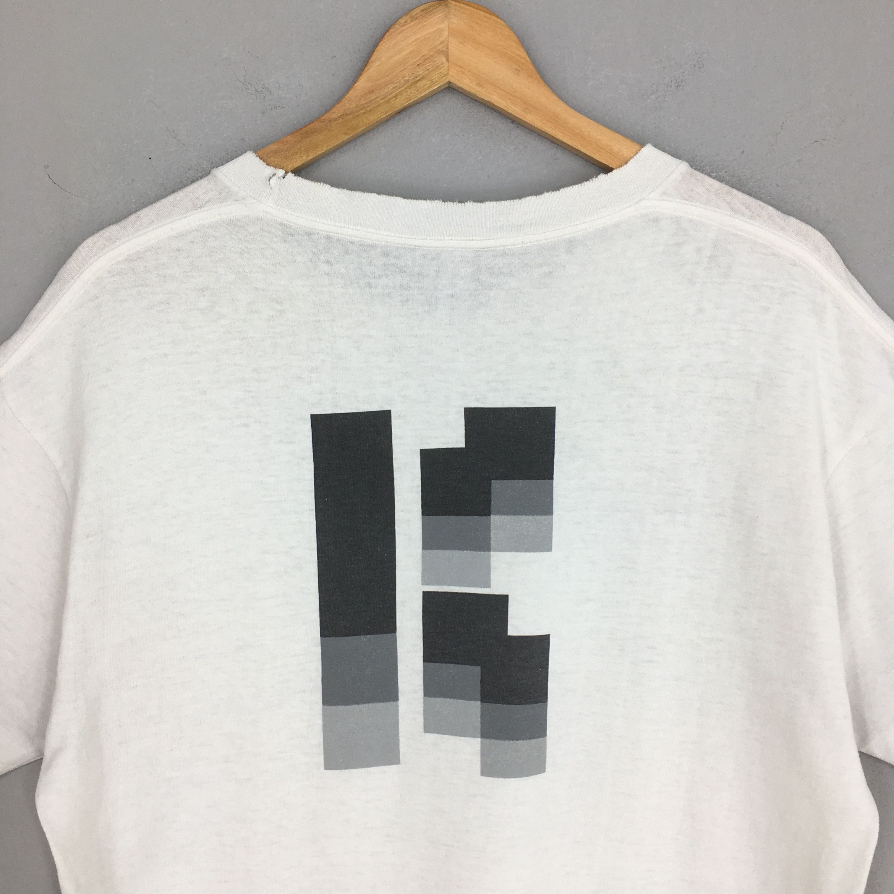 Bape 1999 Bape x Kan Takagi Ray Gun / Pixelated Logo Tee Size US L / EU 52-54 / 3 - 5 Thumbnail