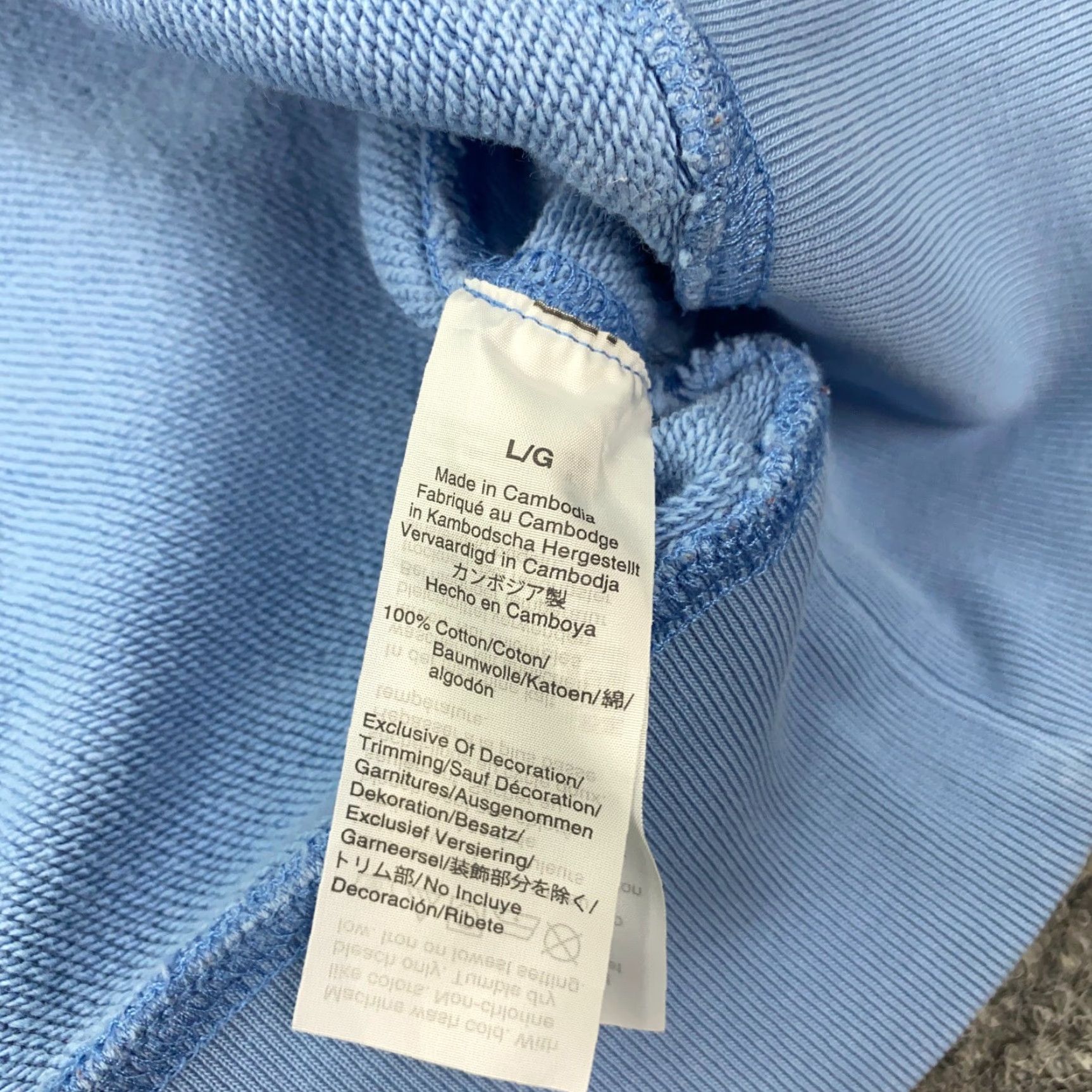 J.Crew VINTAGE J.CREW Fleece Hoodie Shirt Womens Large Blue Sweatshirt Pullover Hooded Casual Outerwear, 90s-inspired Womens Hoodie Size L / US 10 / IT 46 - 6 Thumbnail