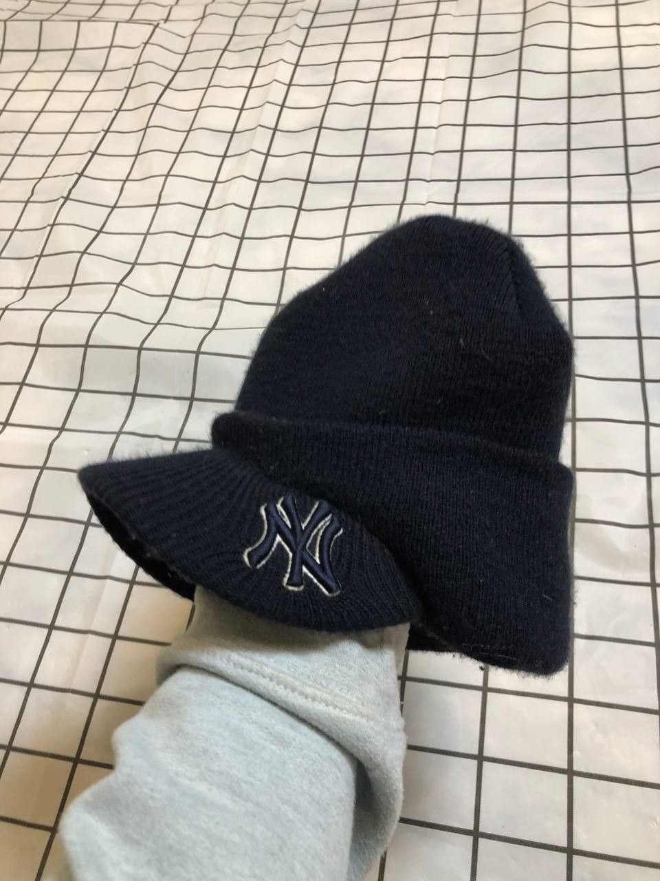 New York Yankees Vintage New York Yankees Big Logo Beanie Hat Streetwear Size ONE SIZE - 1 Thumbnail