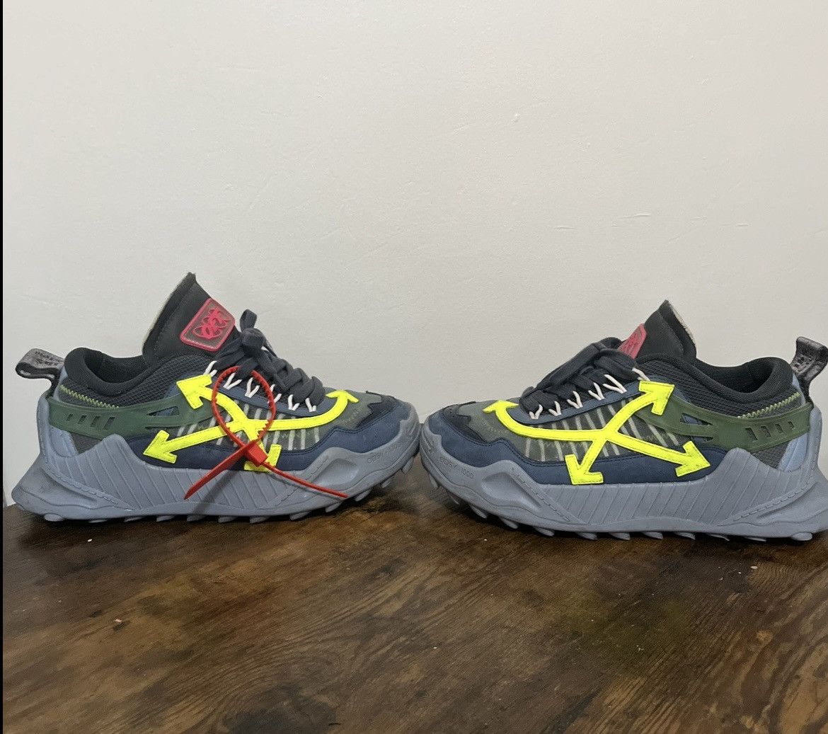 Off-White Off-White Odsy 1000 “Blue Yellow” SS20 – EU 42 / US 9 Size US 9 / EU 42 - 3 Thumbnail