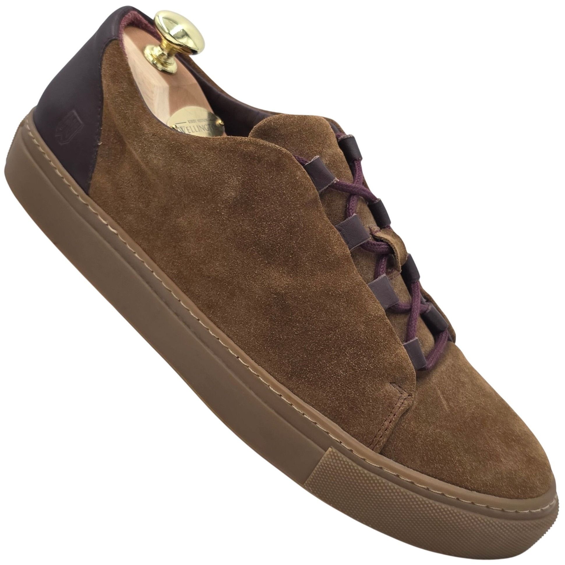 Other Worn Once? Noah Waxman Essex Sneakers Men 9.5 Brown Leather Size US 9.5 / EU 42-43 - 1 Thumbnail