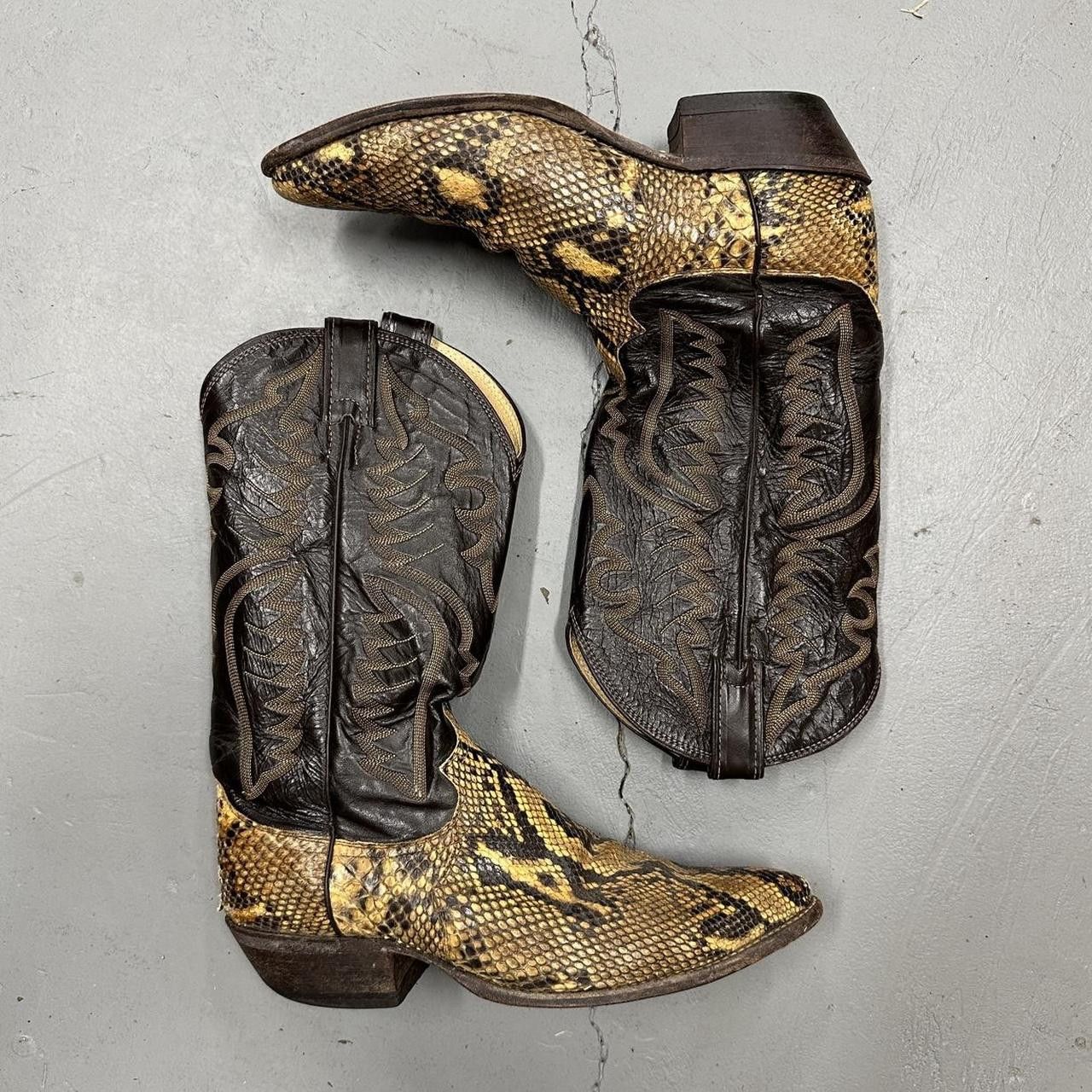 Justin boots snakeskin online